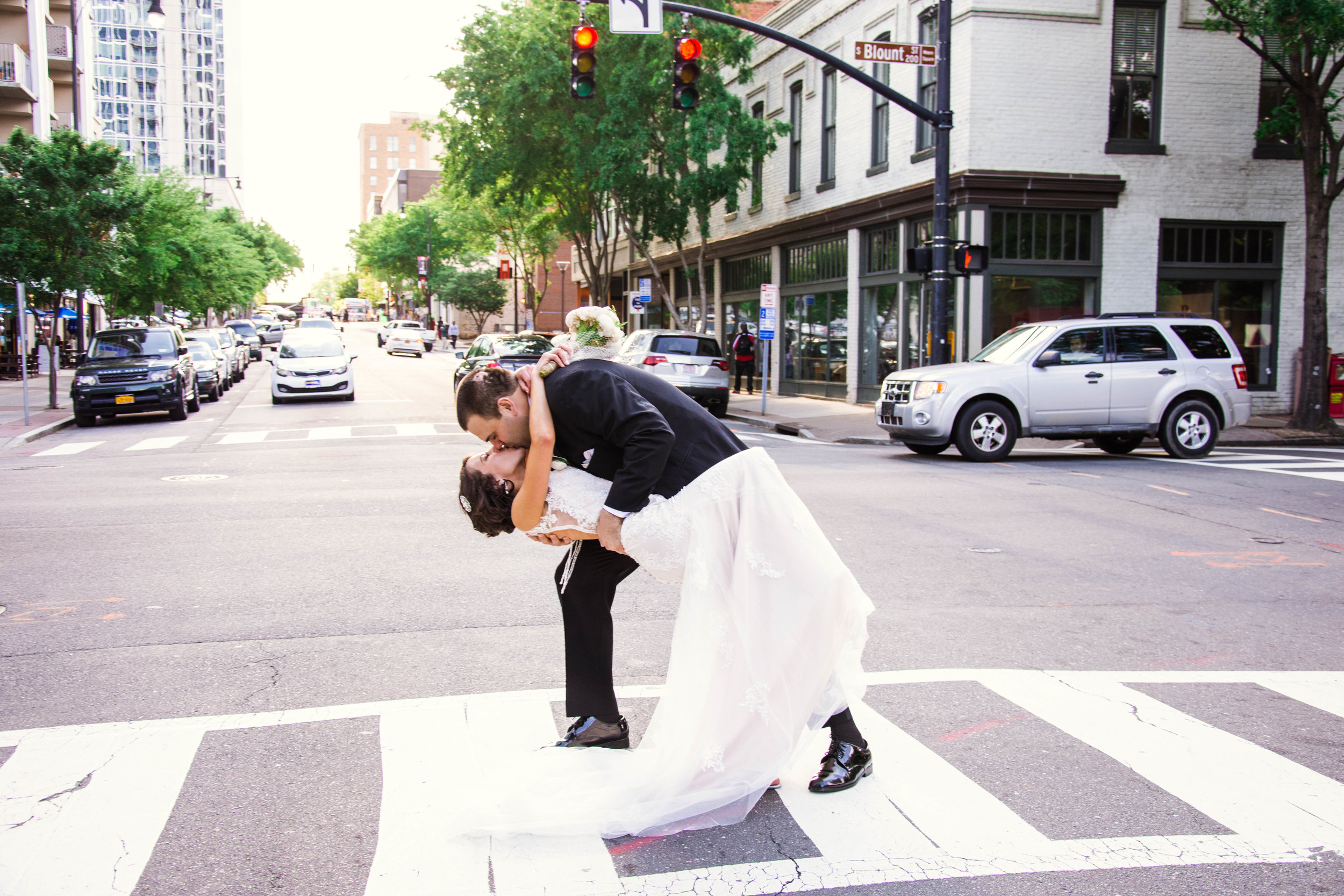 Dani + Adam - Wedding at 214 Martin Street in Downtown Raleigh, NC - Photographers in Raleigh 