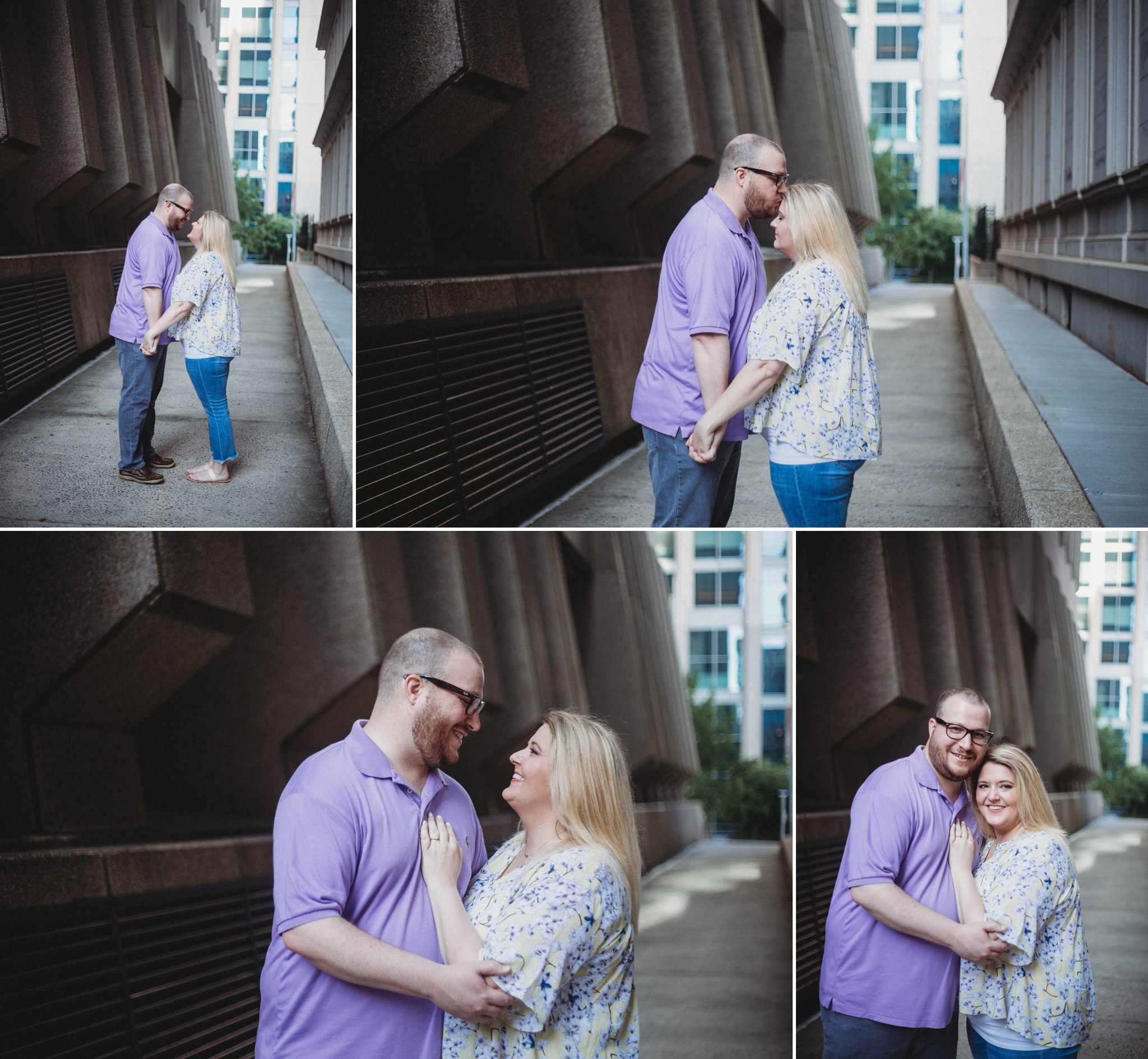 Brittany + Douglas - Downtown Raleigh North Carolina Engagement Photography Session 