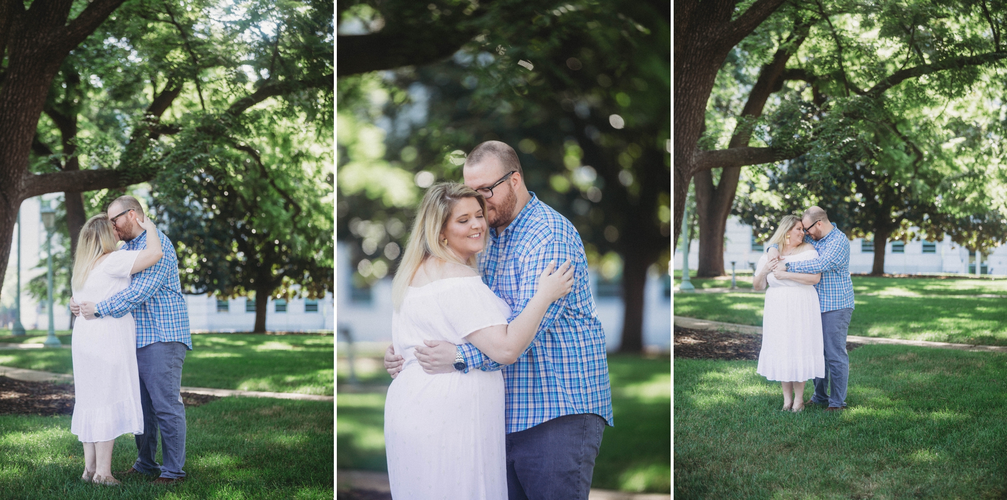 Brittany + Douglas - Downtown Raleigh North Carolina Engagement Photography Session 