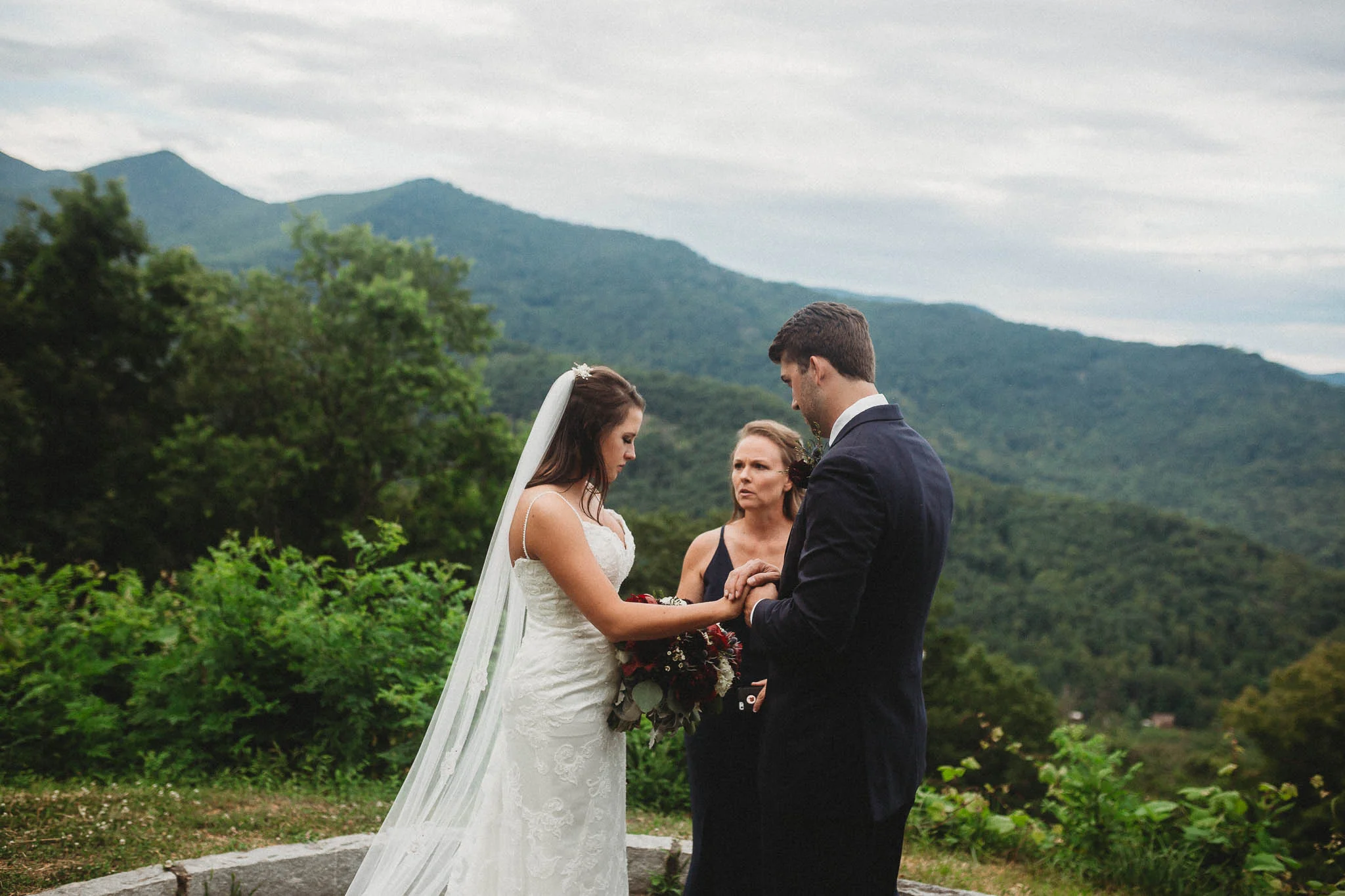 Megan + Jonathan - Elopement on the Blue Ridge Parkway in Asheville North Carolina 