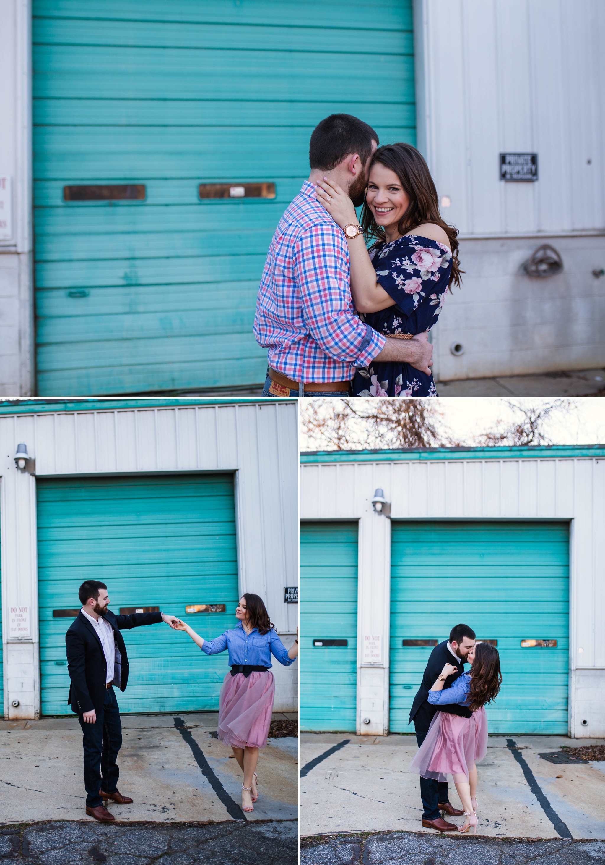 Recreate the first date for the Engagement Photography Session at Dram and Draught - Raleigh NC Wedding Photographer