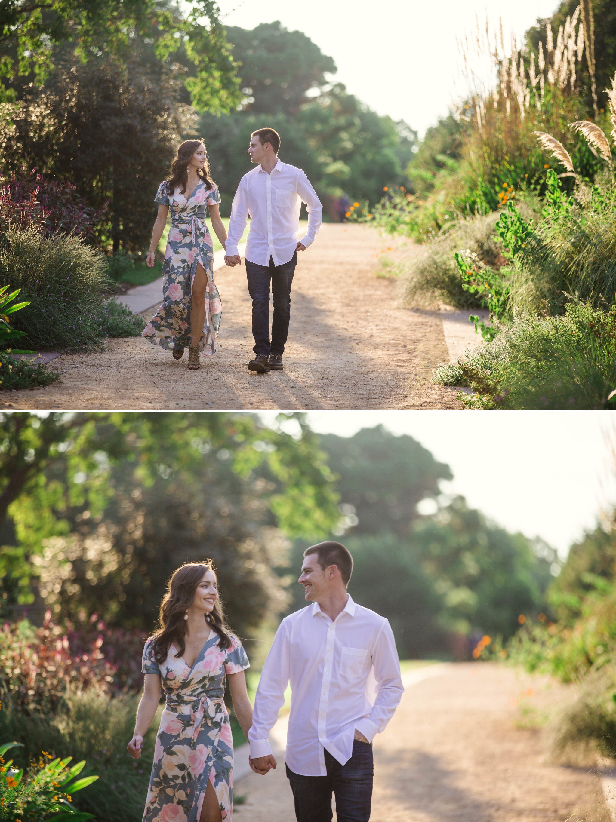 Paige + Tyler - Engagement Photography Session at the JC Raulston Arboretum - Raleigh Wedding Photographer 2.jpg