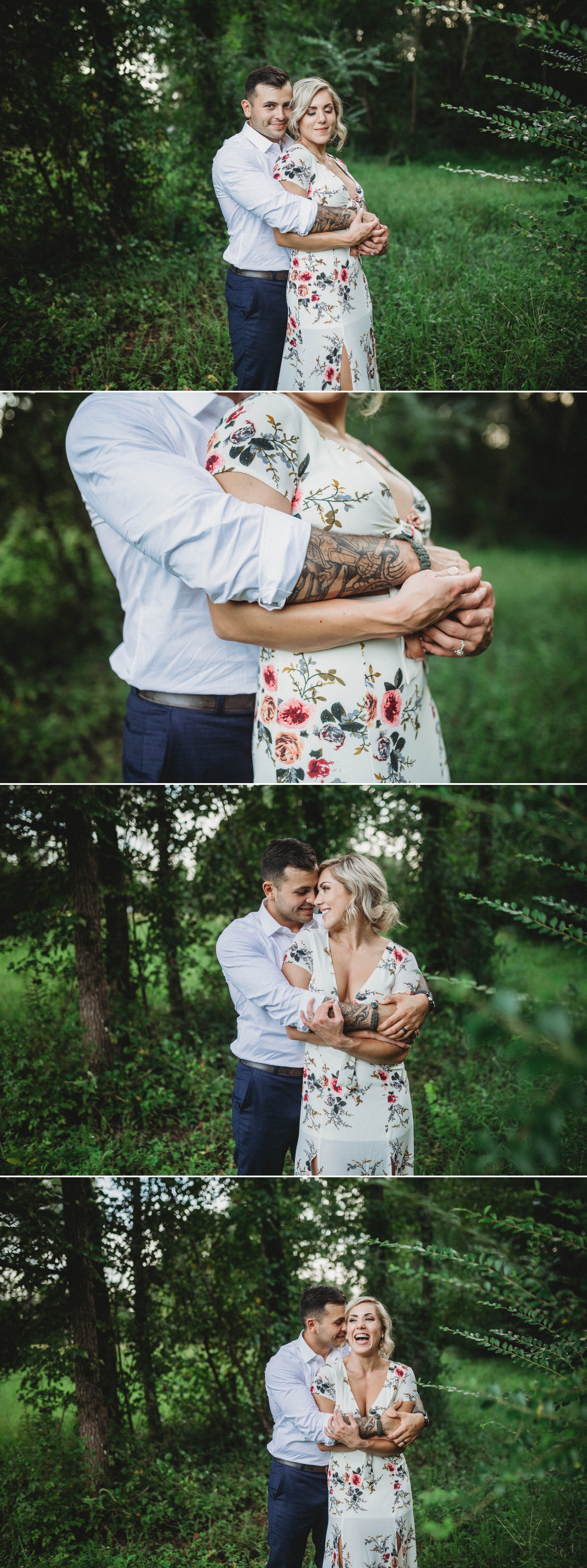 Cassie + Jesse - Engagement Photography Session in Fayetteville North Carolina - Raleigh Wedding Photographer