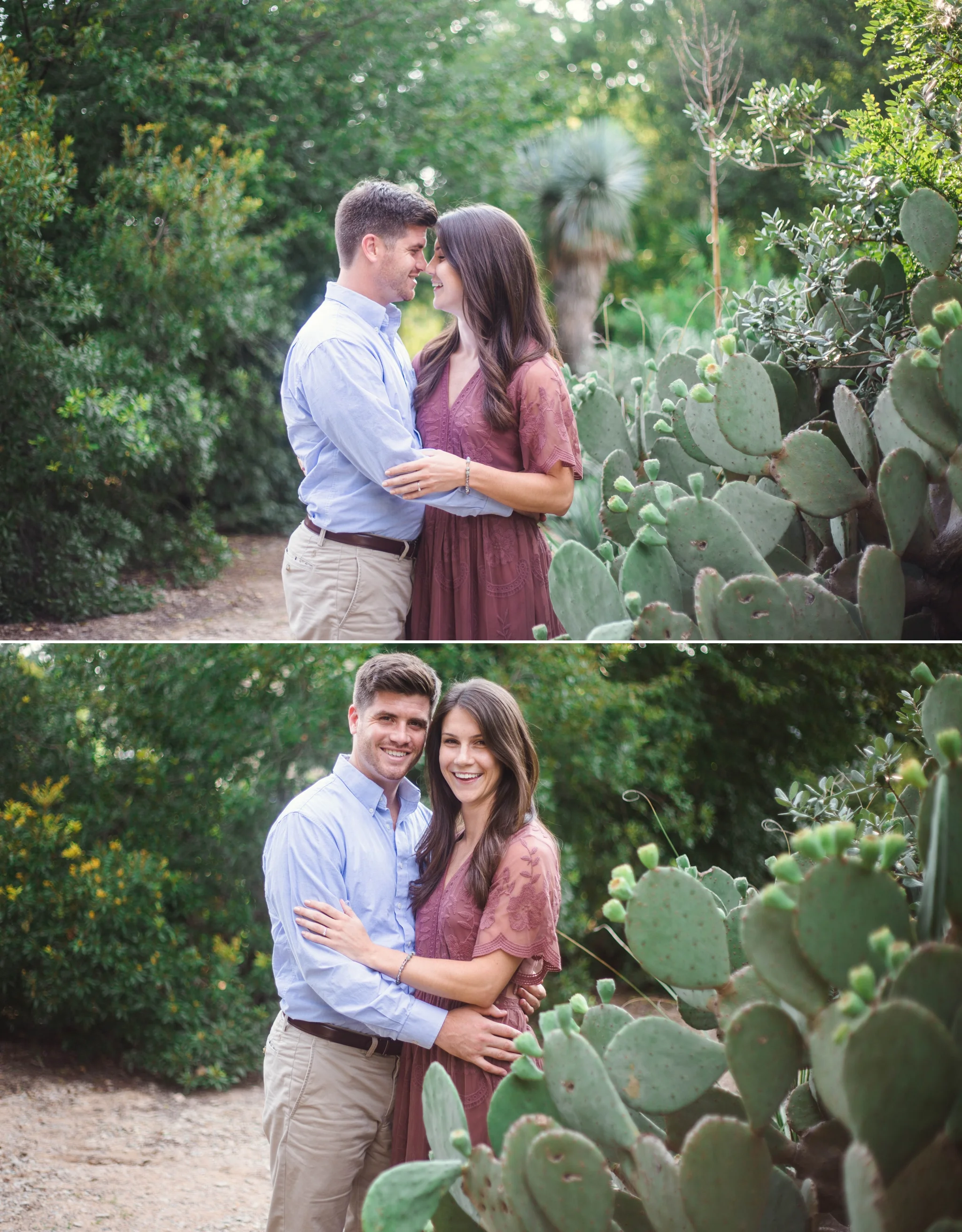 Desert inspiritation - Aryn + Tyler - Engagement Photography Session at the JC Raulston Arboretum - Raleigh Wedding Photographer