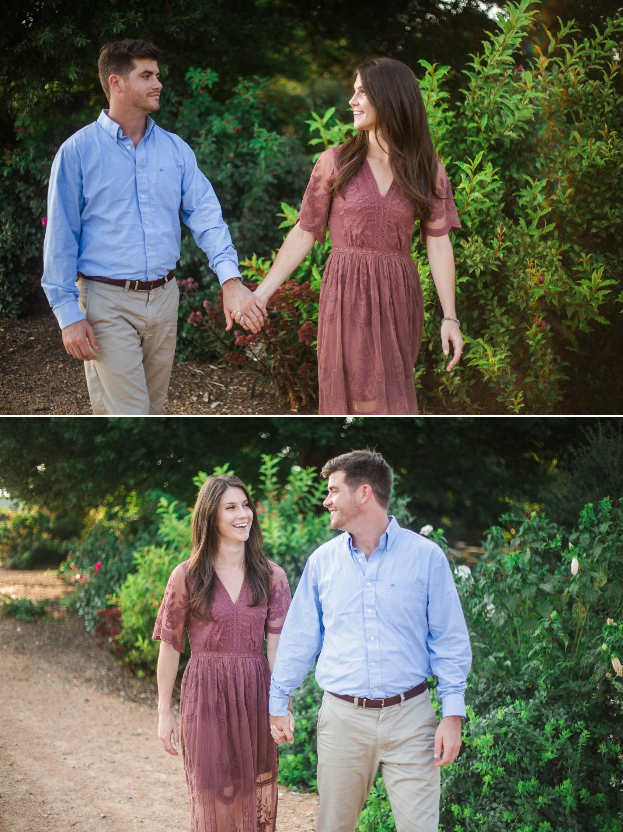 Aryn + Tyler -  Photography Session at the JC Raulston Arboretum - Raleigh Wedding Photographer