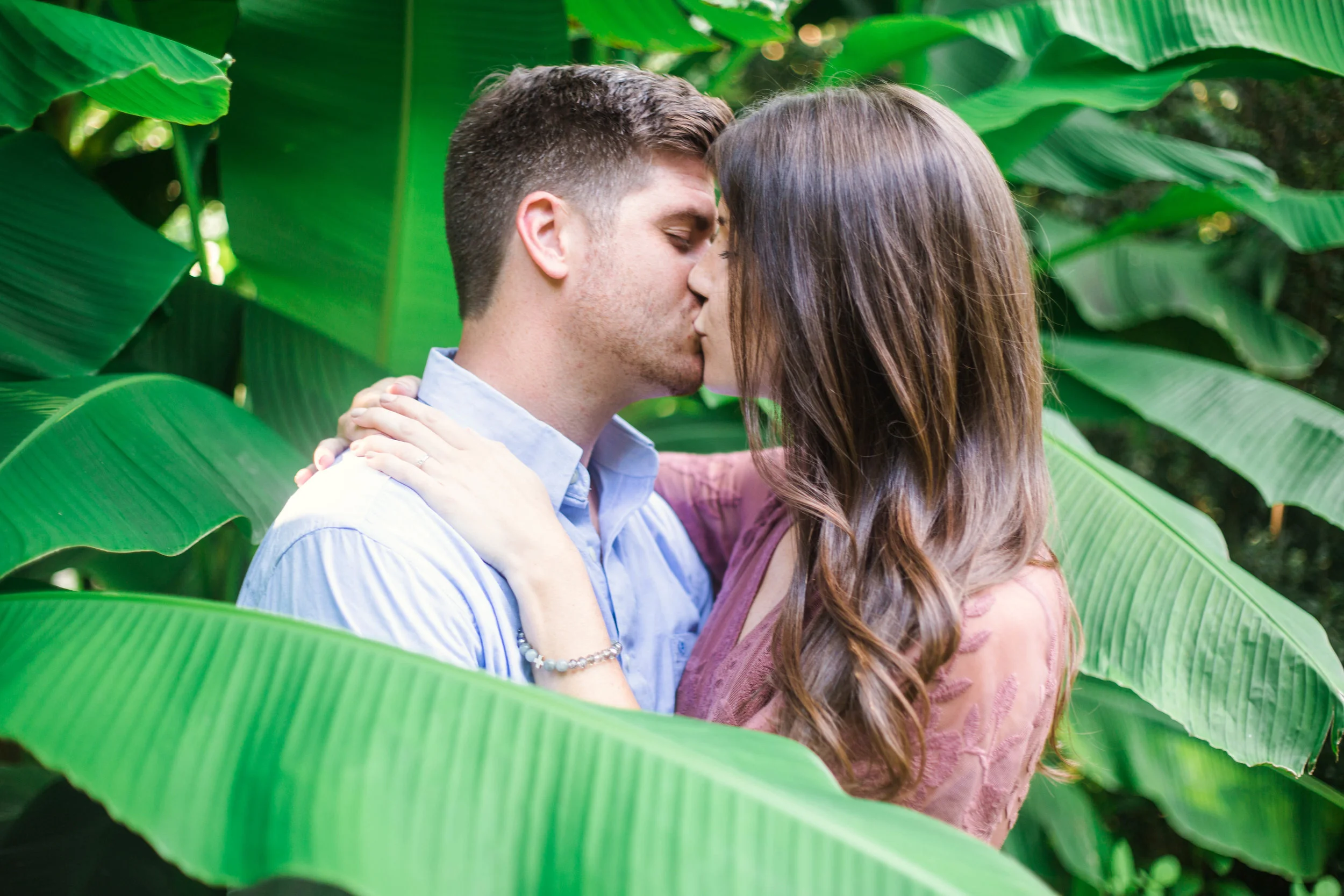 Aryn + Tyler - Engagement Photography Session at the JC Raulston Arboretum - Raleigh Wedding Photographer
