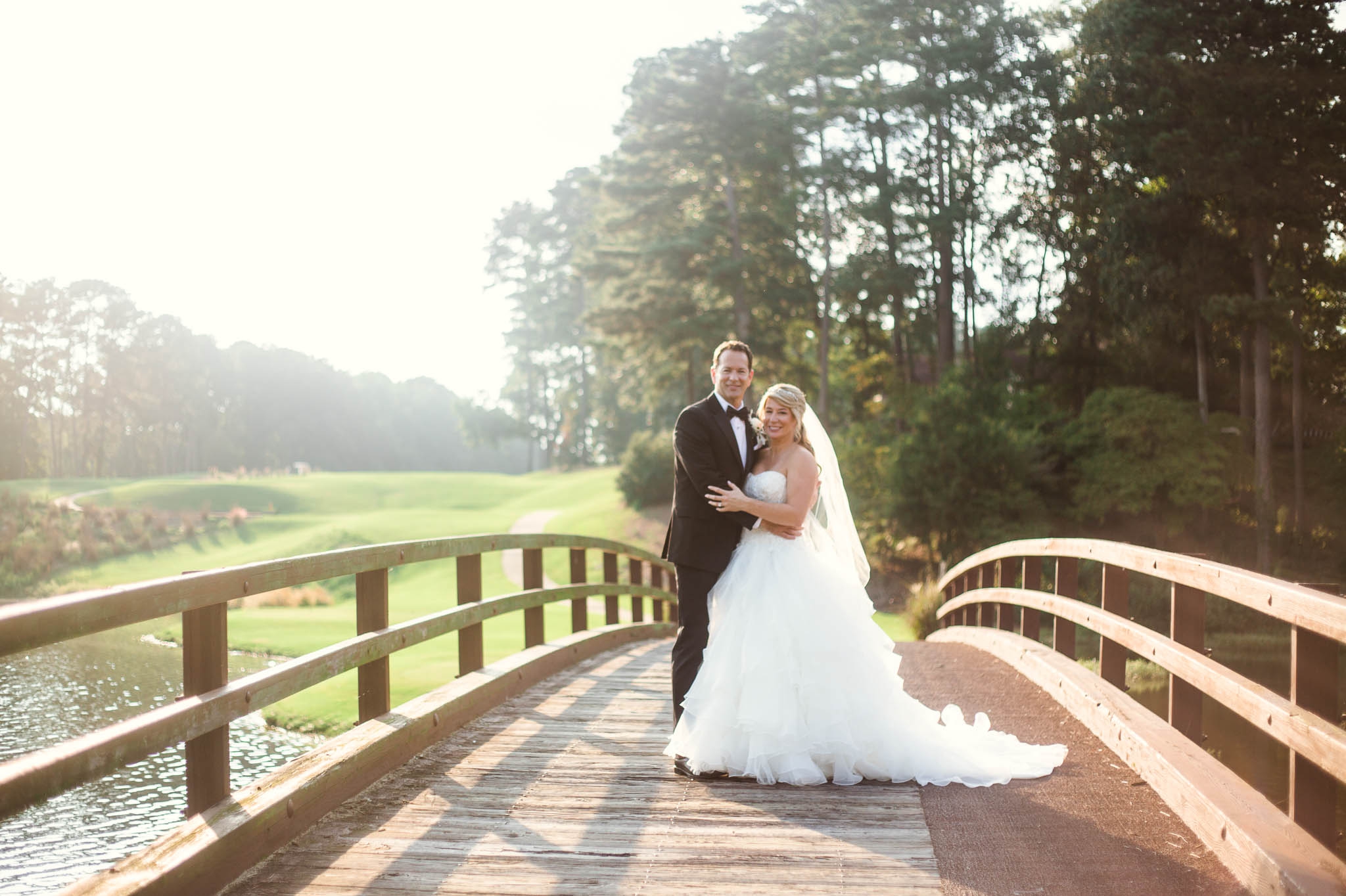 Bride and Groom Portraits - Dona + Doug - MacGregor Downs Country Club in Cary, NC - Raleigh Wedding Photographer