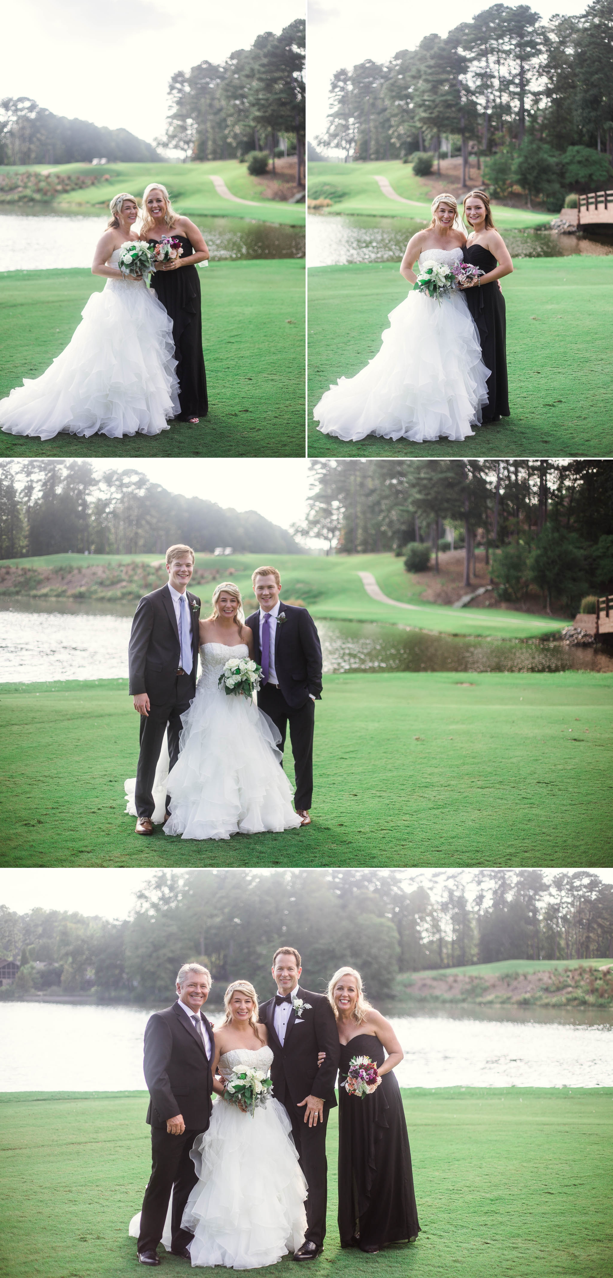 Wedding Party - Dona + Doug - MacGregor Downs Country Club in Cary, NC - Raleigh Wedding Photographer