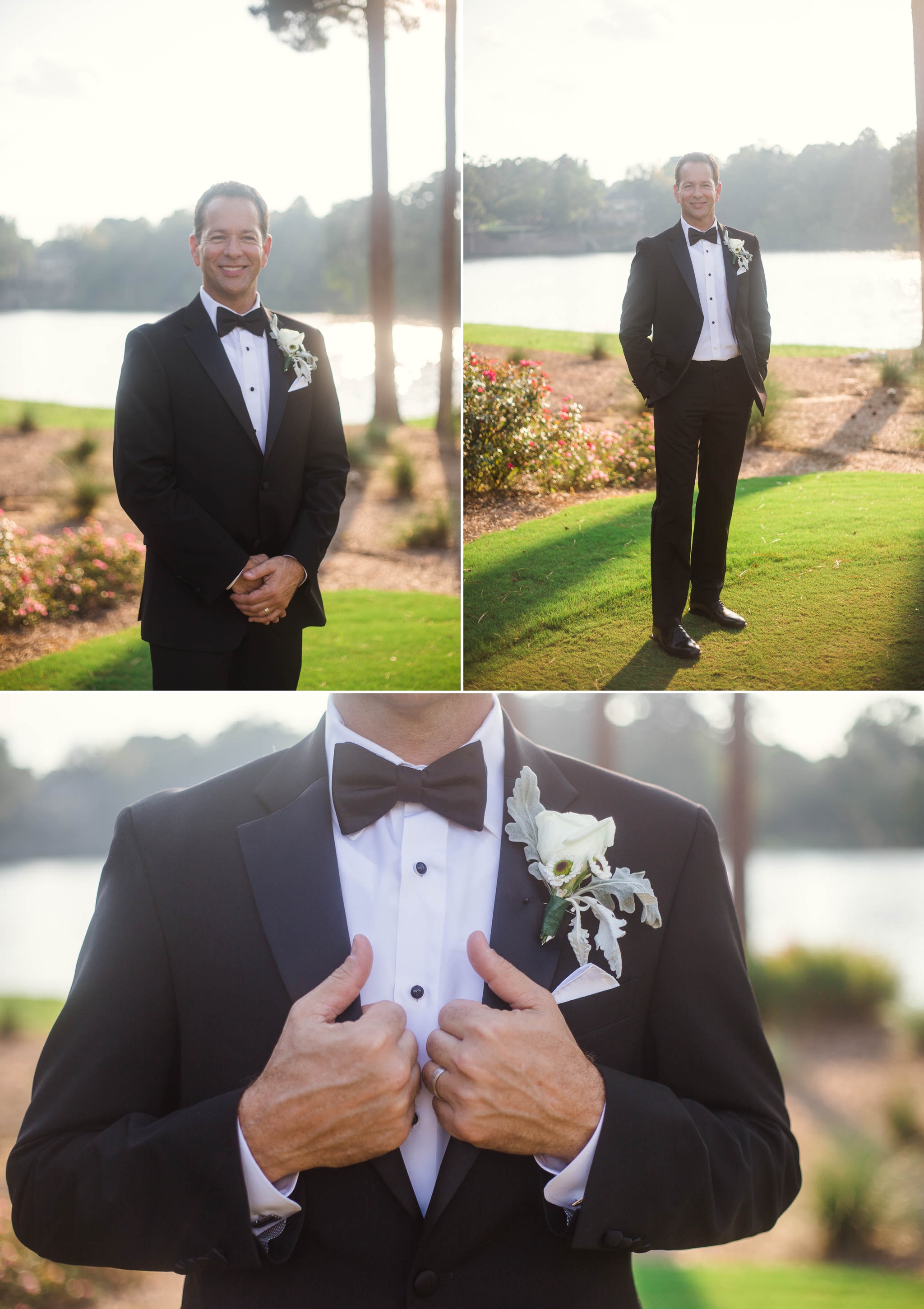 Groom Portraits - Dona + Doug - MacGregor Downs Country Club in Cary, NC - Raleigh Wedding Photographer