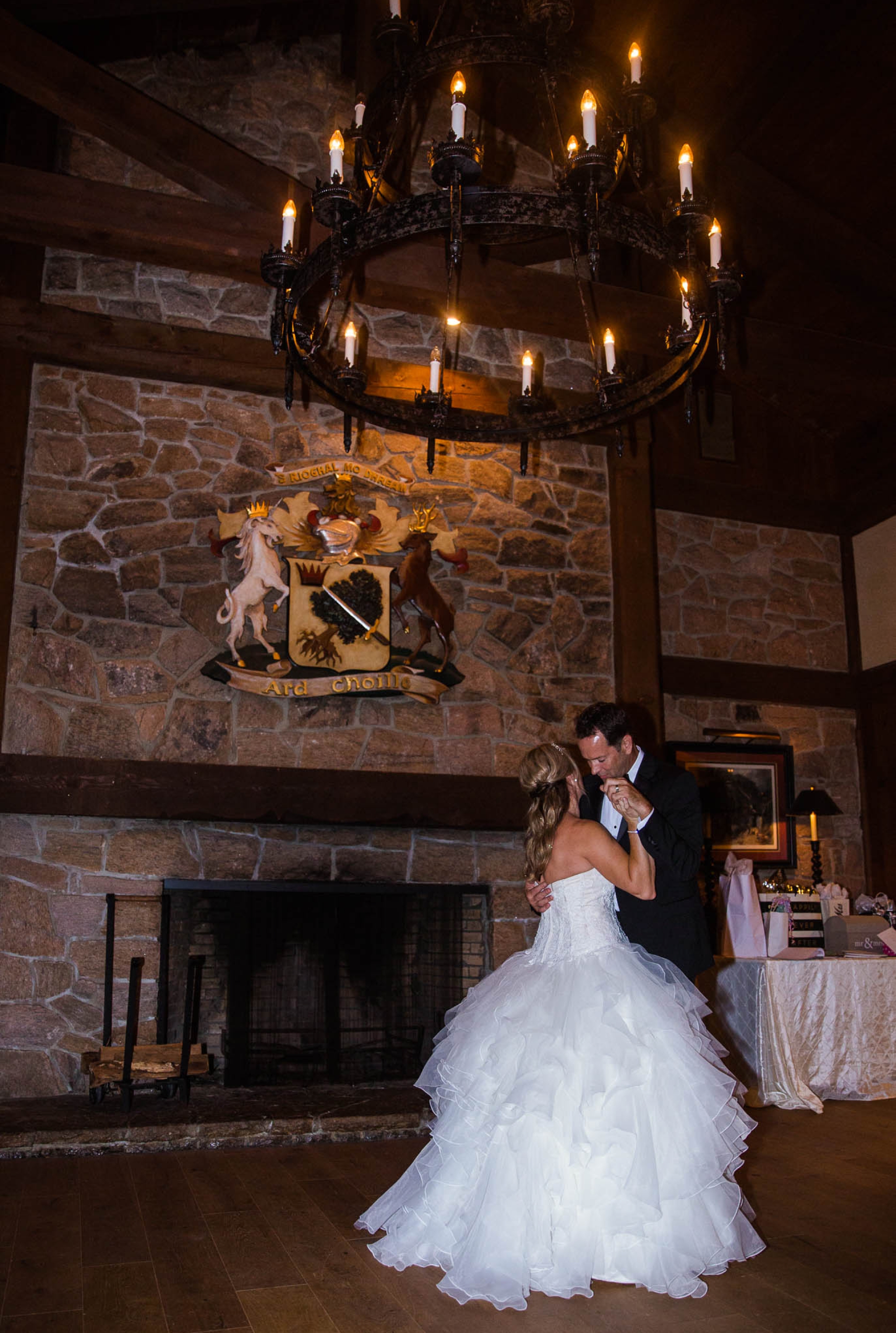 First Dance between bride and groom - Dona + Doug - MacGregor Downs Country Club in Cary, NC - Raleigh Wedding Photographer