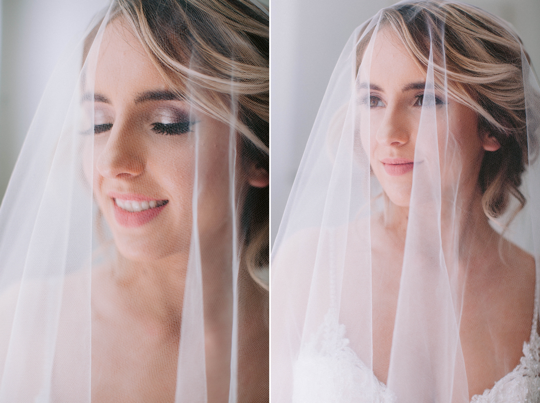  beauty shot - Indoor Natural Light Bridal Portraits by a window with a white backdrop - classic bride with soft drop veil over her face - wedding gown by Stella York - Honolulu, Oahu, Hawaii Wedding Photographer 
