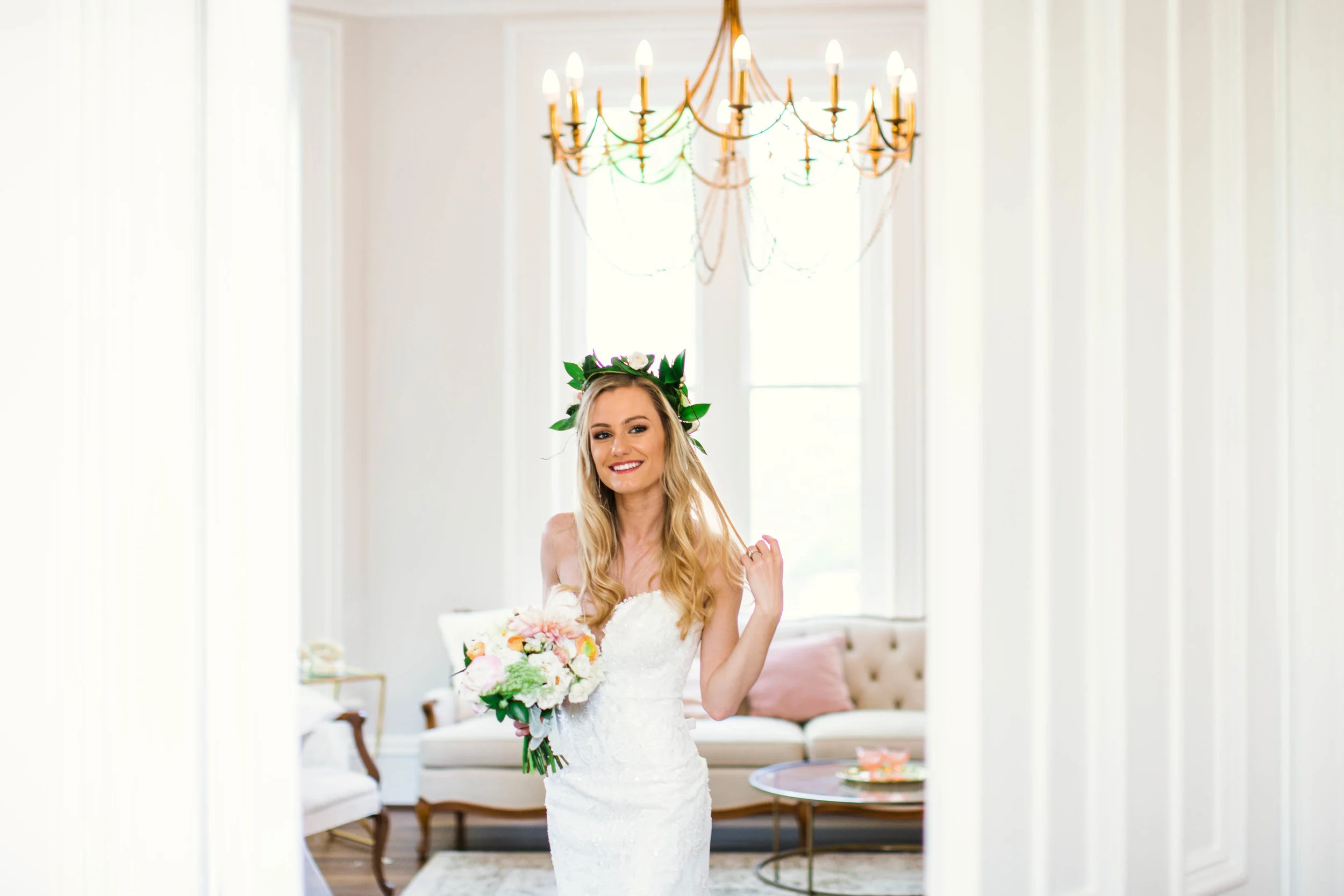 Bride + Bridesmaids Portraits - McAlister-Leftwhich House - Honolulu, Oahu, Hawaii Wedding Photographer 