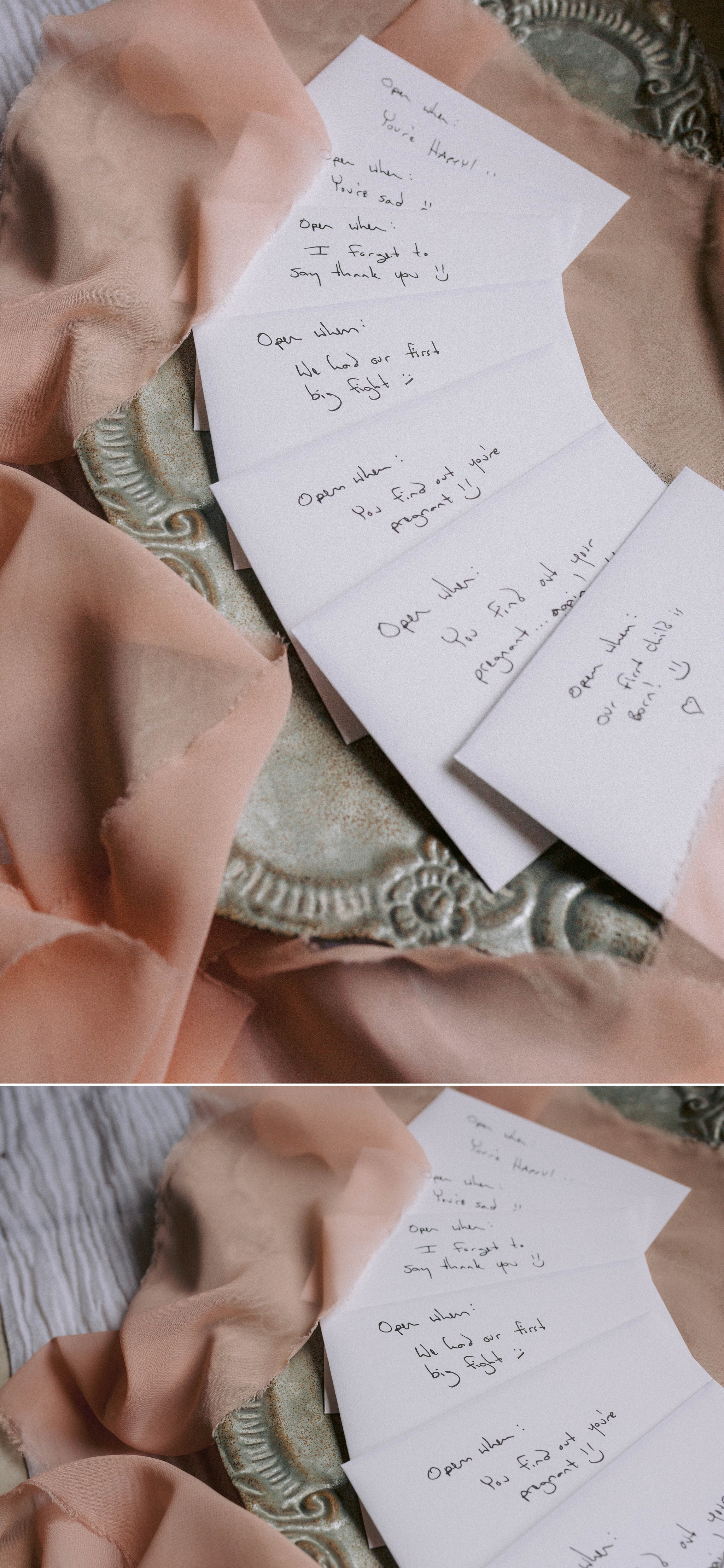  letters from the bride to the groom to read on different occasions as pre wedding gift - Honolulu Oahu Hawaii Wedding Photographer 