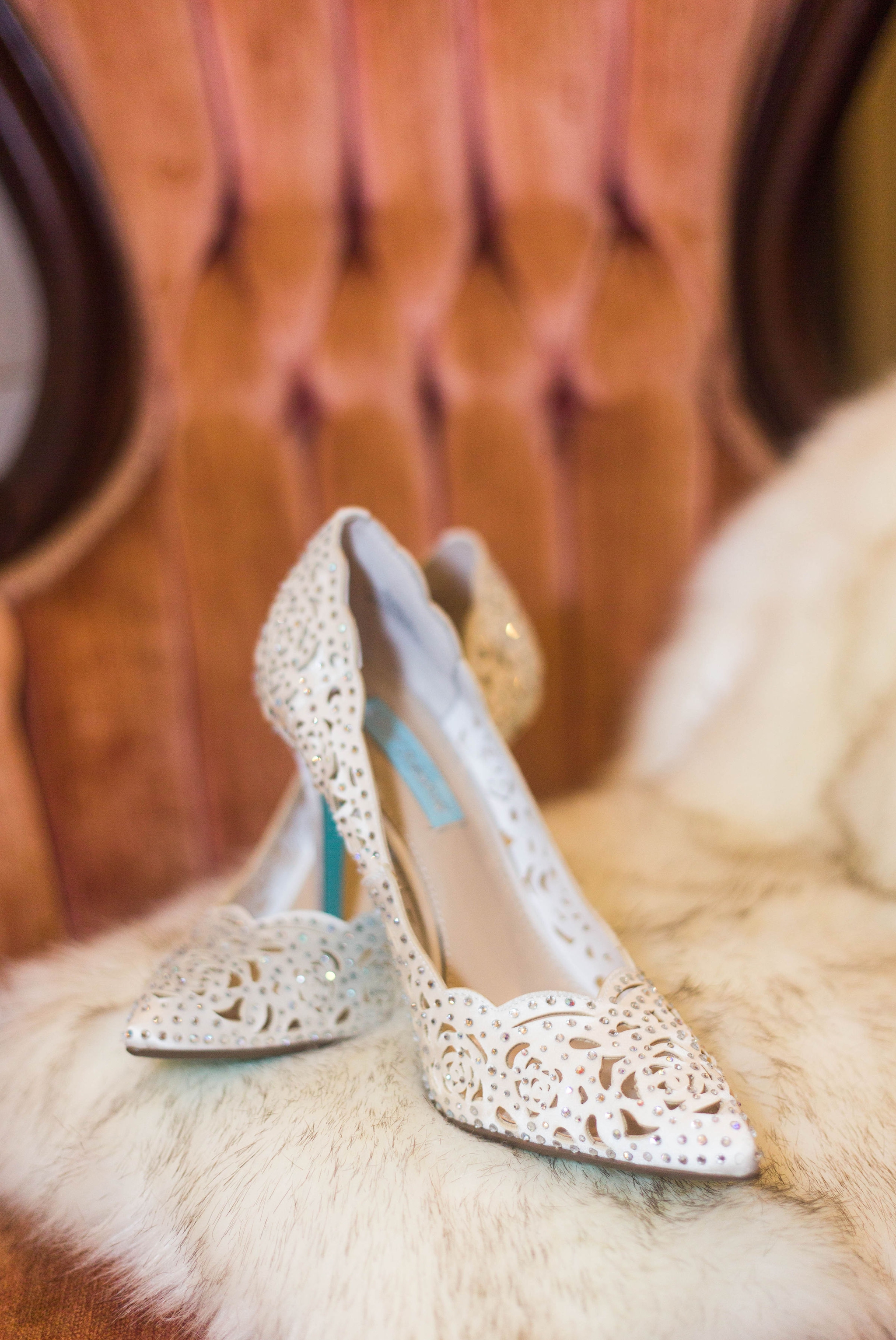 Betsey Johnson blue bridal shoes - - Honolulu Oahu Hawaii Wedding Photographer