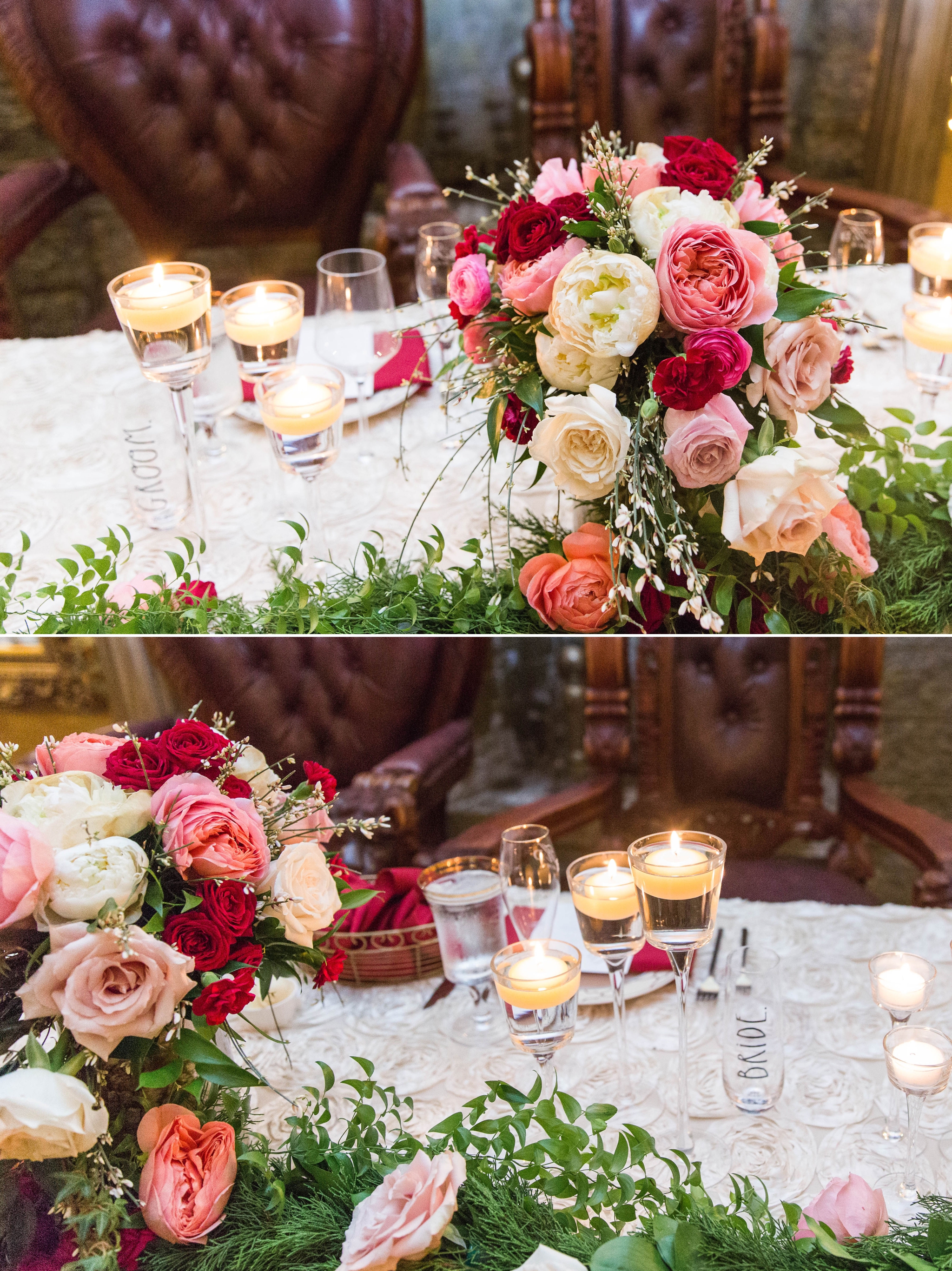 sweetheart table details - Honolulu Oahu Hawaii Wedding Photographer