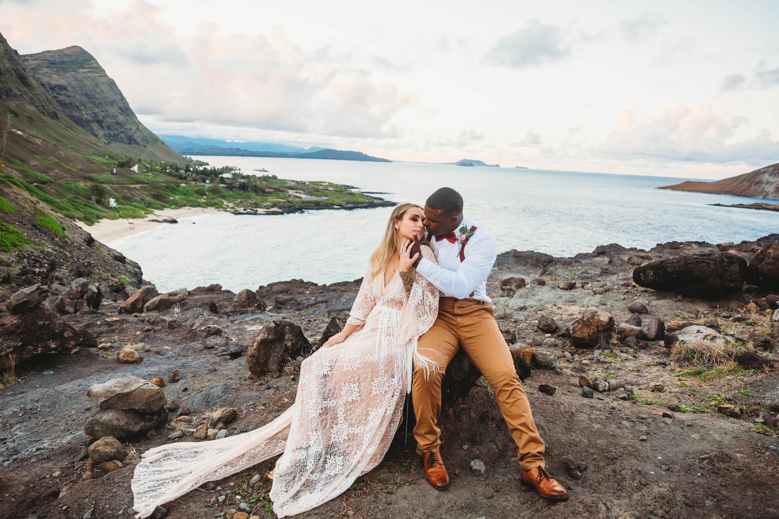 Elopement at Makapuʻu Lookout - Oahu, Hawaii Wedding Photographer
