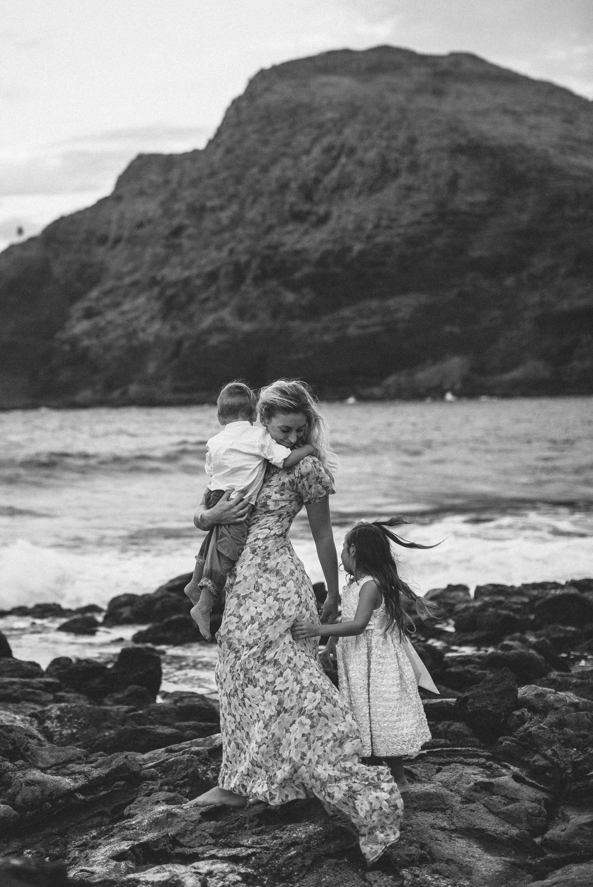 Makapu'u Beach Park Mommy and me Photography Session - Oahu Hawaii Family Photographer