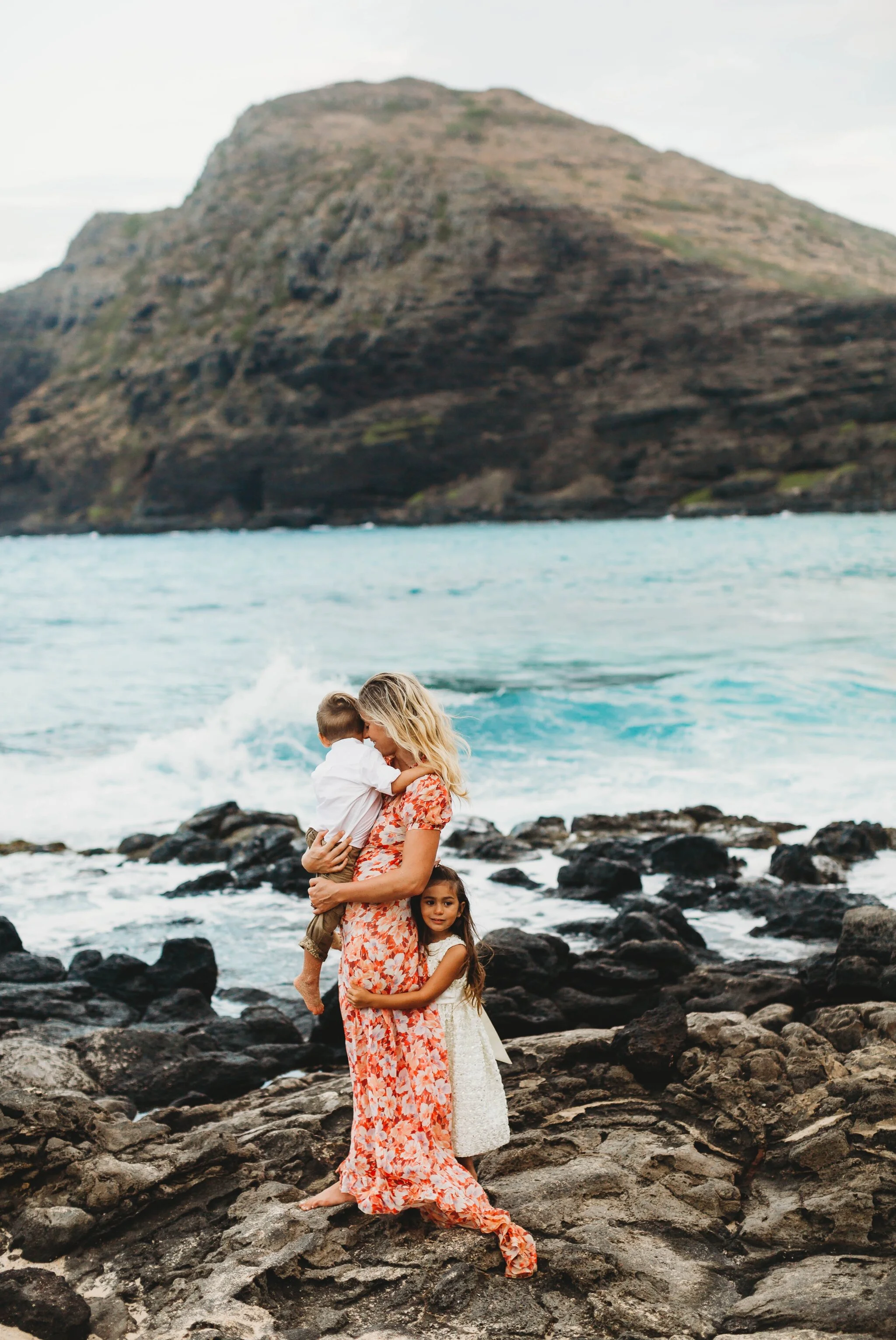 Makapu'u Beach Park Mommy and me Photography Session - Oahu Hawaii Family Photographer