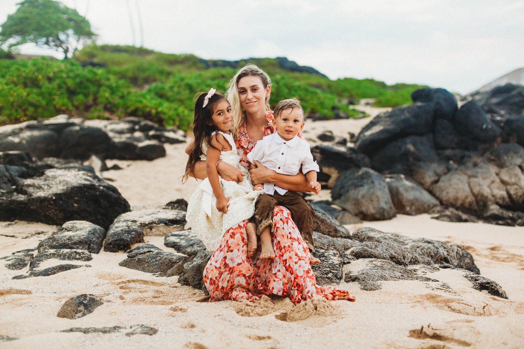 Makapu'u Beach Park Mommy and me Photography Session - Oahu Hawaii Family Photographer