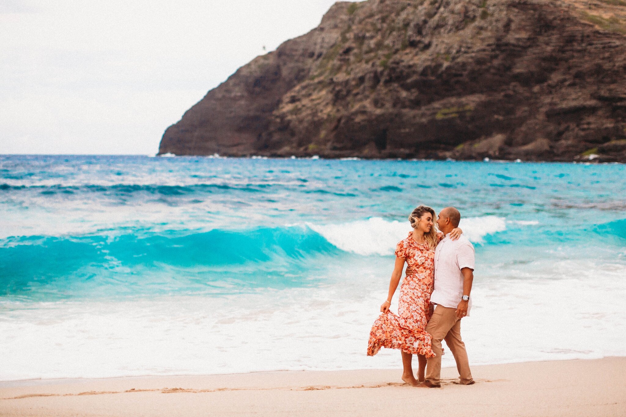 Makapu'u Beach Park Engagement Photography Session - Oahu Hawaii Wedding Photographer