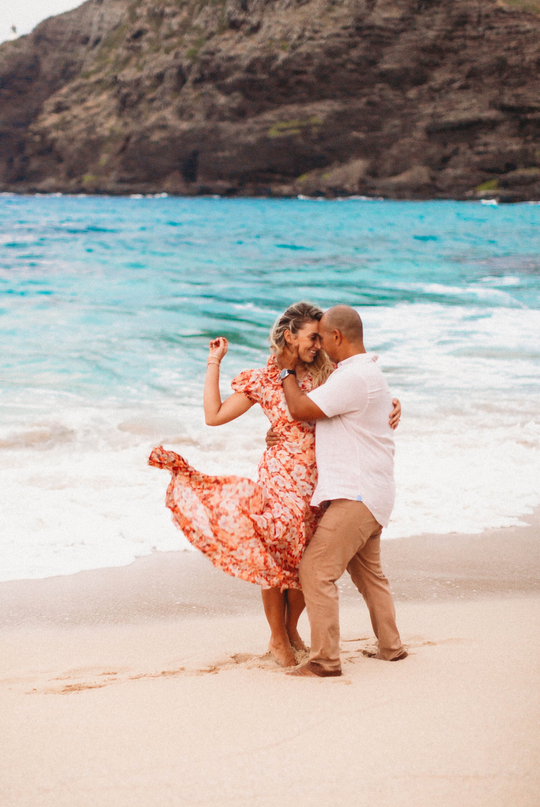 Makapu'u Beach Park Engagement Photography Session - Oahu Hawaii Wedding Photographer