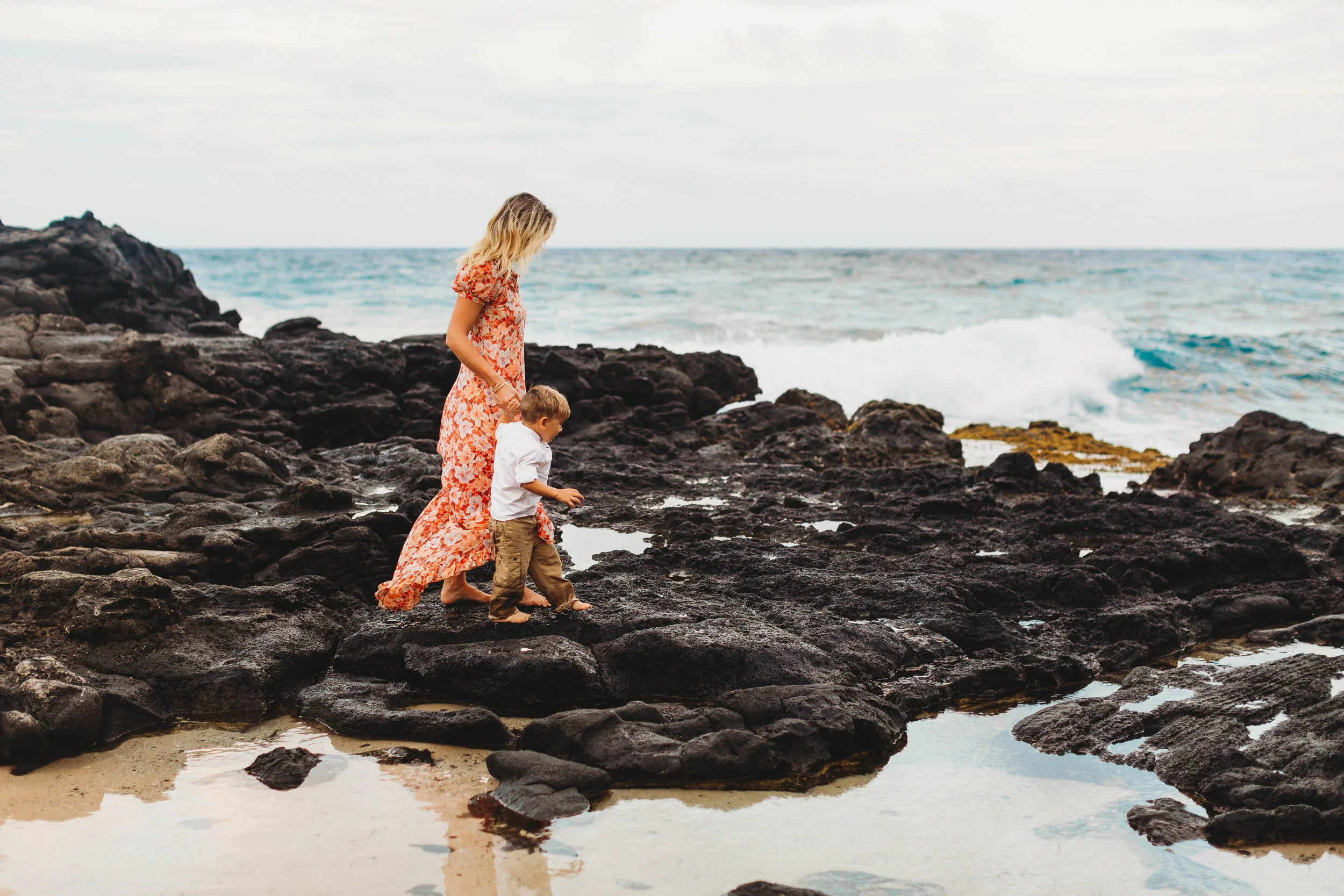 Family Session at Makapu'u Beach - Oahu Hawaii Photographer