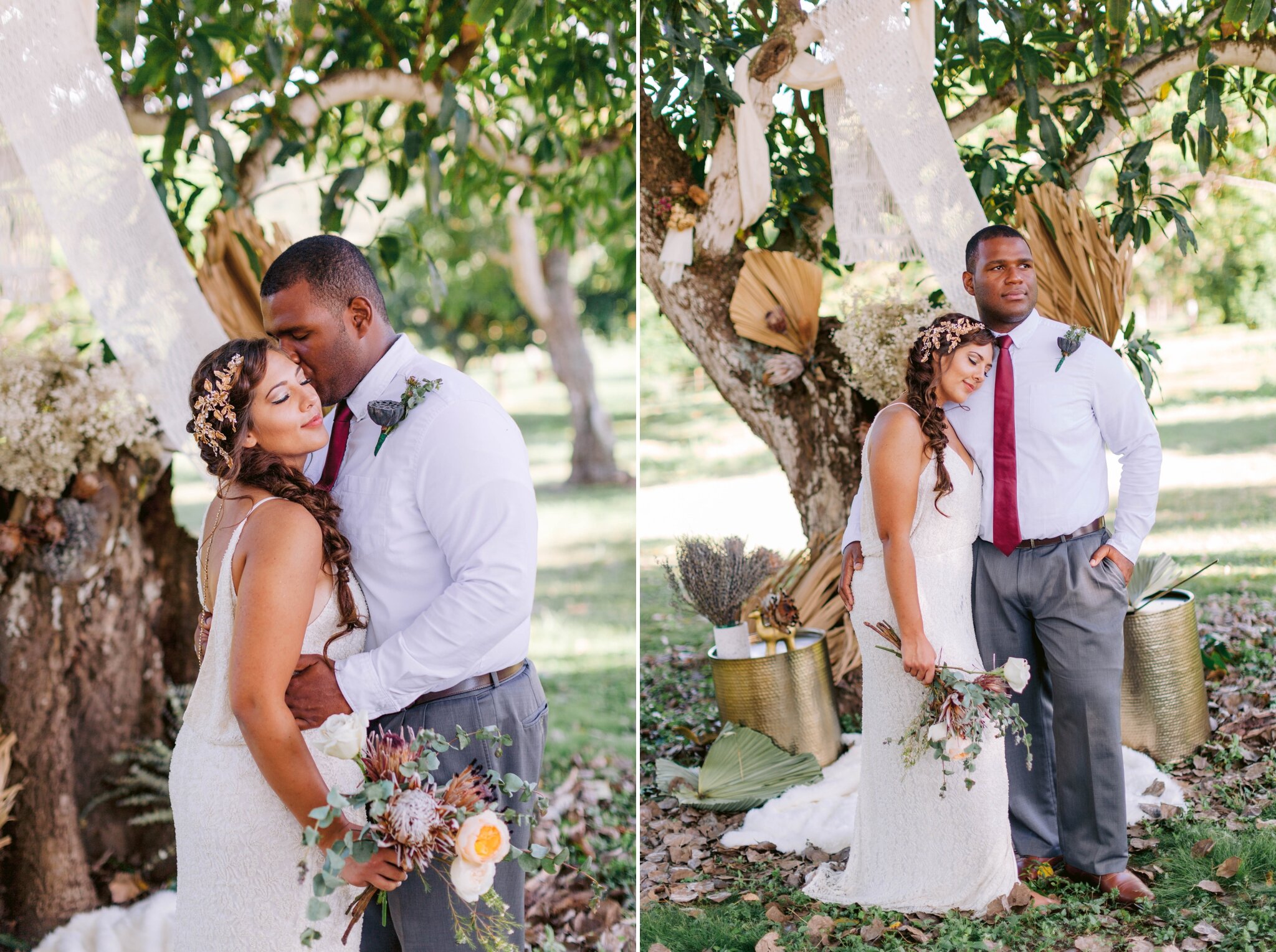 Boho Elopement a Dillingham Ranch on Oahu, Hawaii - Hawaii Wedding Photographer - Hochzeit 