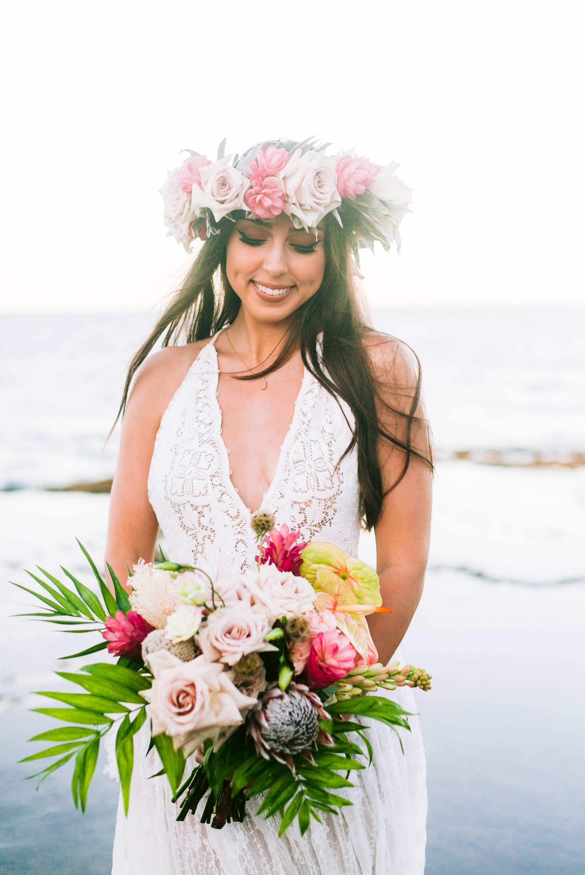 Elopement at Makua Beach - North Shore Oahu Hawaii Wedding Photographer ...