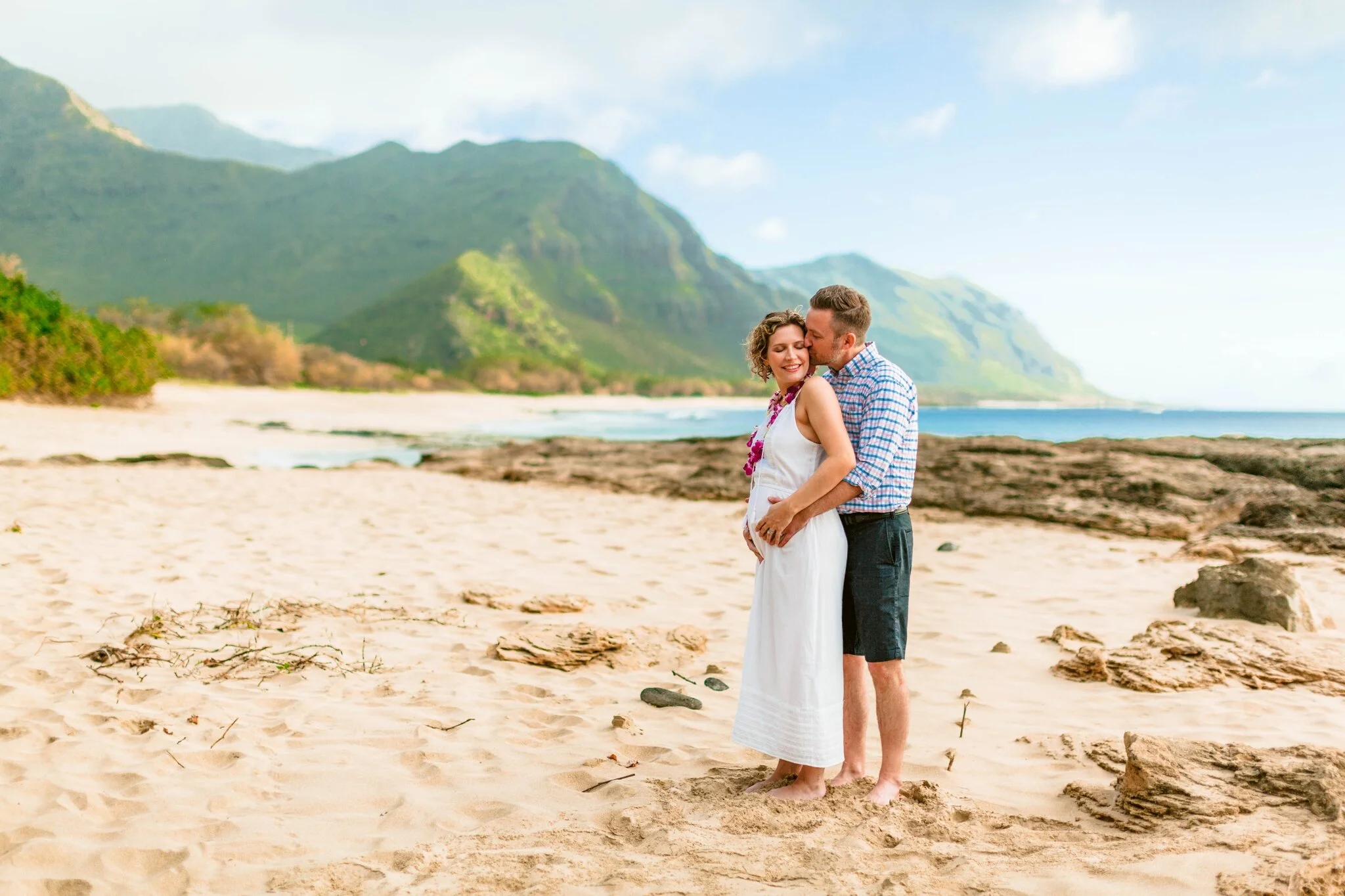 Family Photography Session At Makua Beach Oahu Aulani Hawaii At Makua Beach Oahu Aulani Hawaii