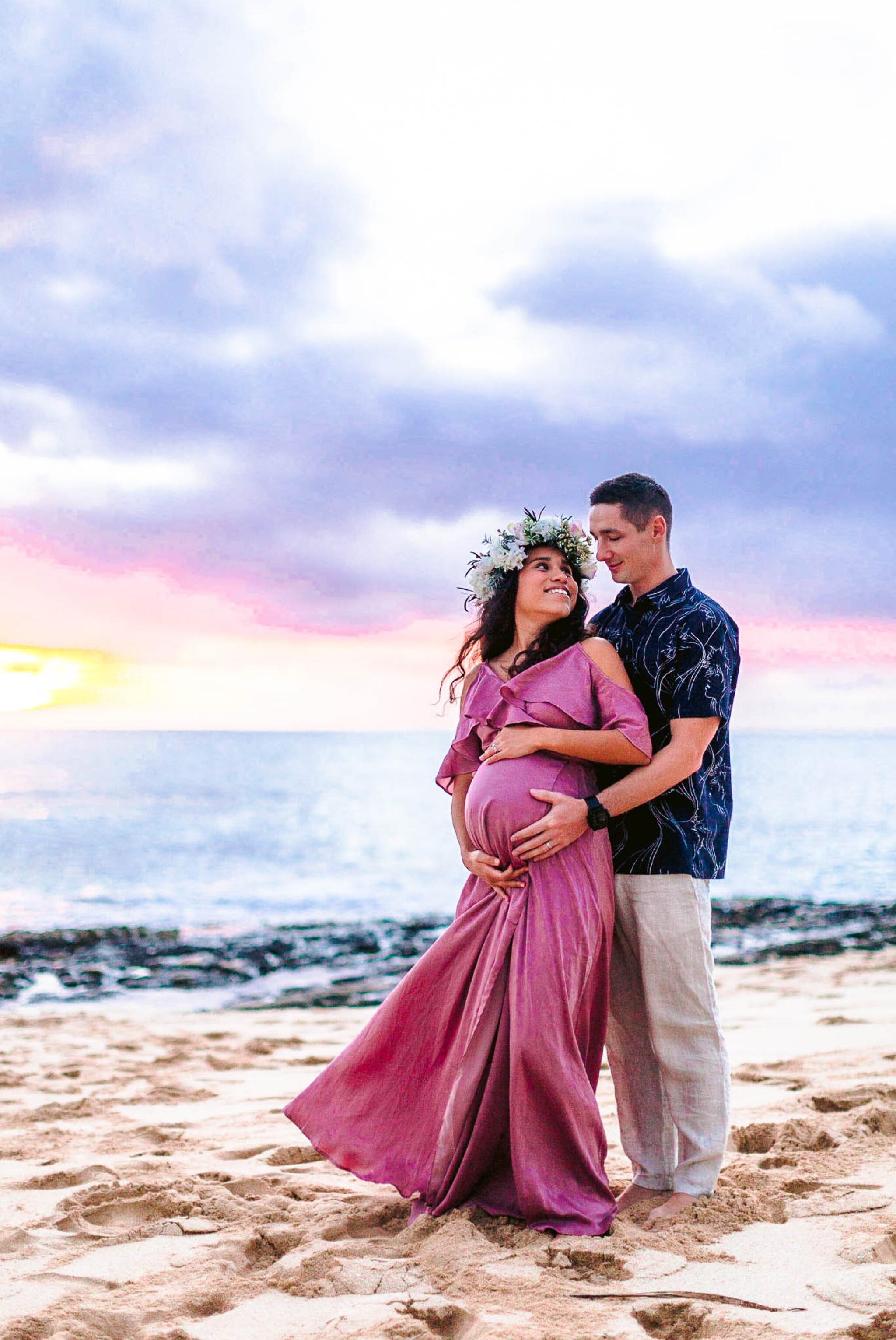 Ruth - Maternity Photography Session at Maili Beach Park, West side oahu - hawaii family photographer 20.jpg
