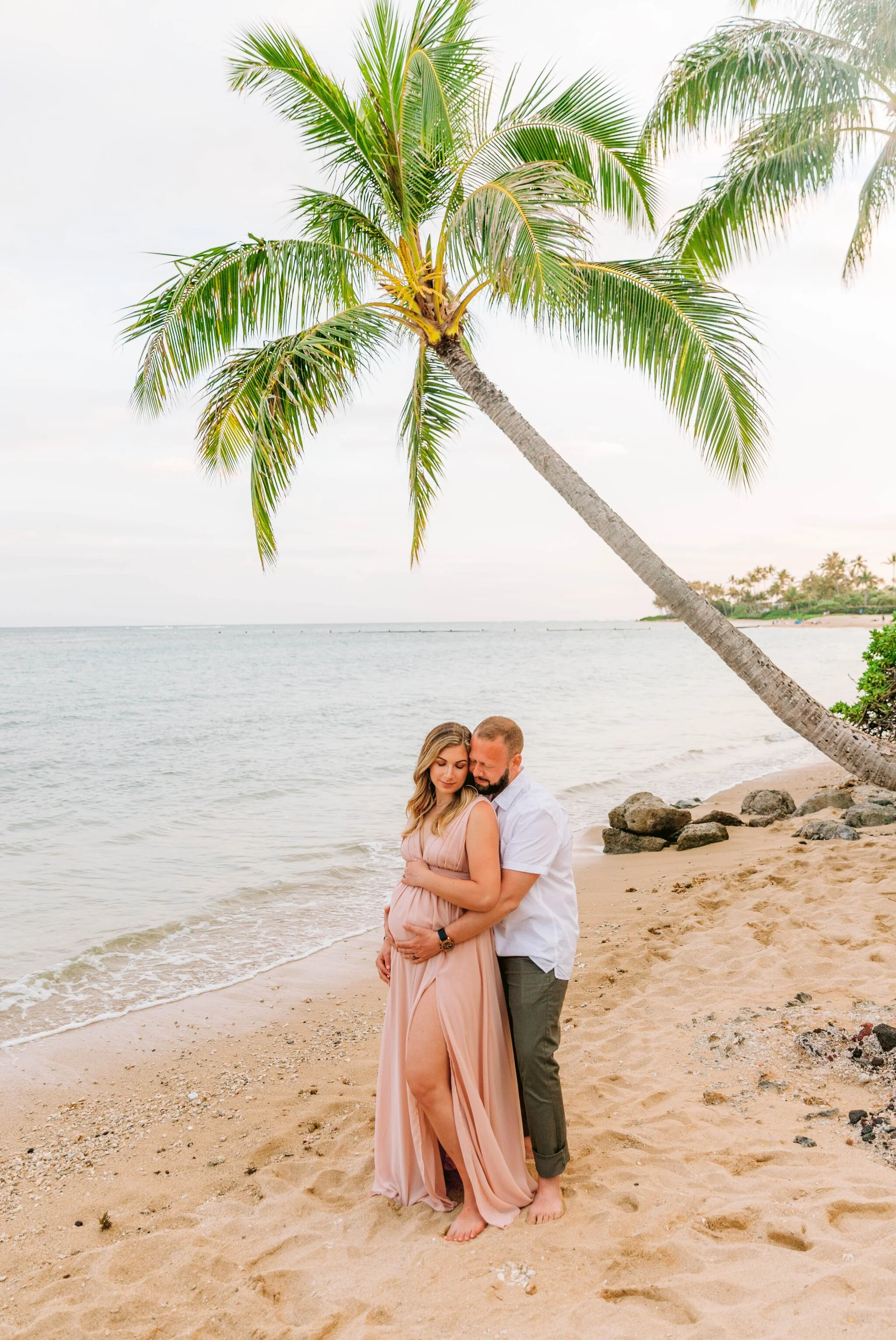 Maternity Photography Session at Waialae Beach Park - Oahu Family Photographer