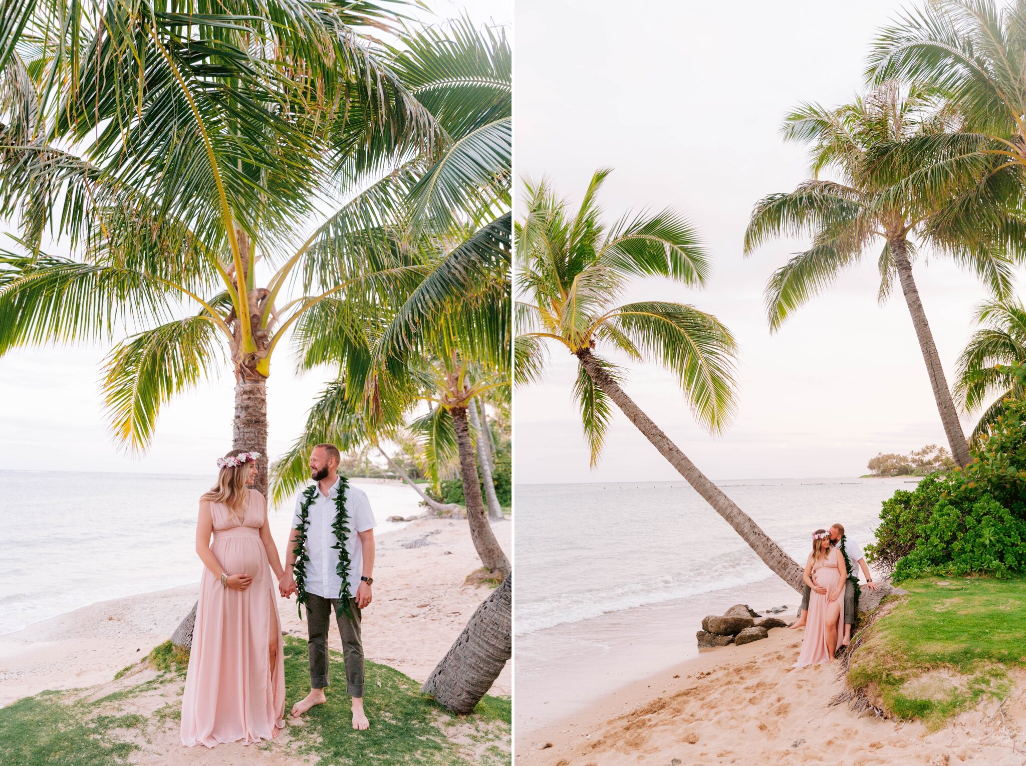 Maternity Photography Session at Waialae Beach Park - Oahu Family Photographer