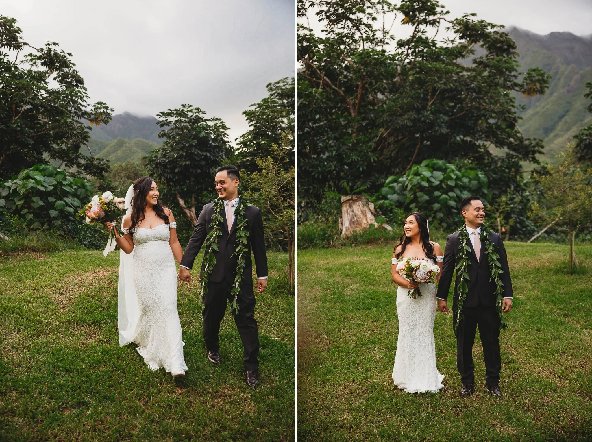 Wedding at 21 Degrees Estate Cacao Farm, Kaneohe - Oahu Engagement Photographer