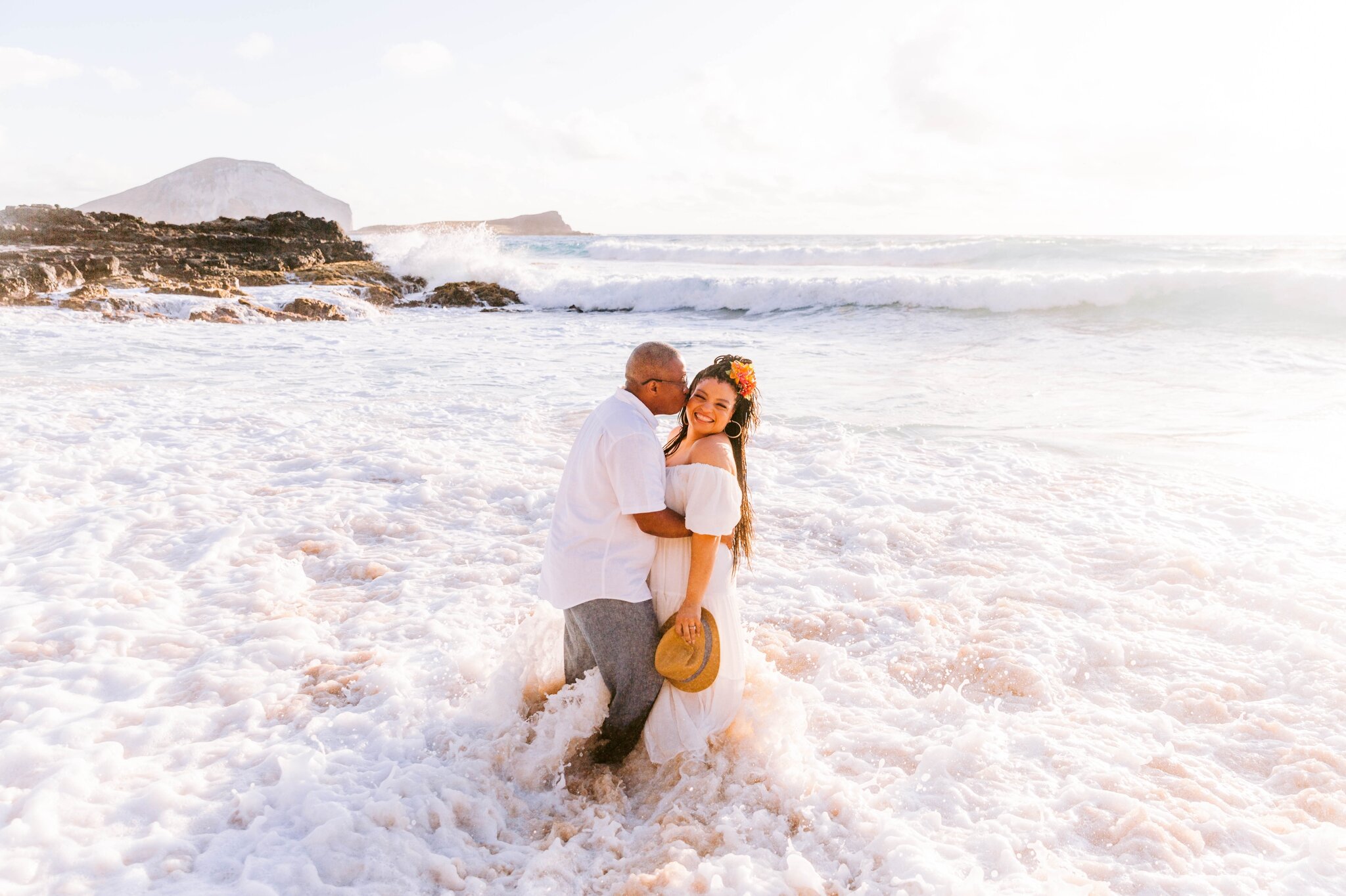 Sunrise Couples Session at Makapuu Beach Park - Oahu Engagement Photographer