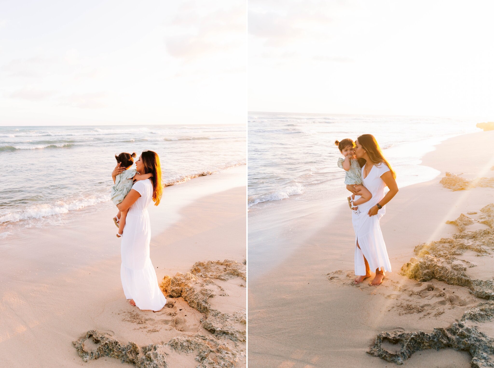 Sunset Extended Family Photography Session -  Barbers Point Beach Park - Oahu Photographer