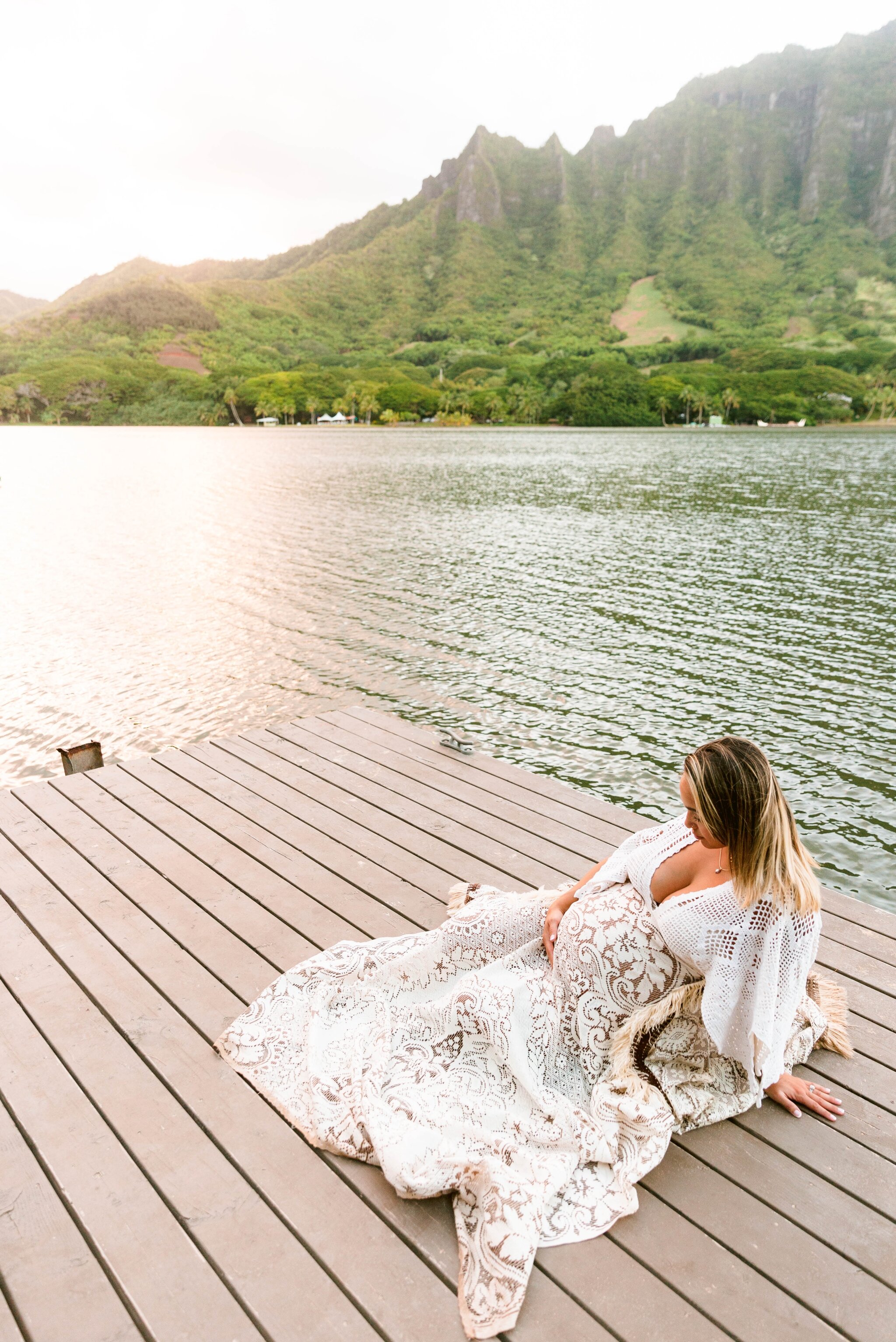 Oahu Family Photography - Kualoa Beach Park Maternity Photography