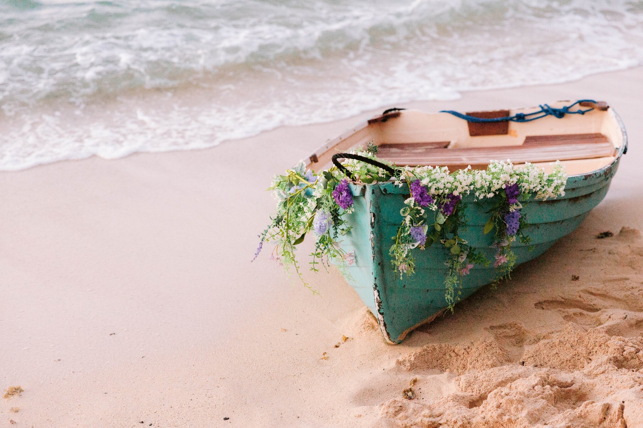 Tangled Inspired Elopement at Kailua Beach - Oahu Wedding Photographer