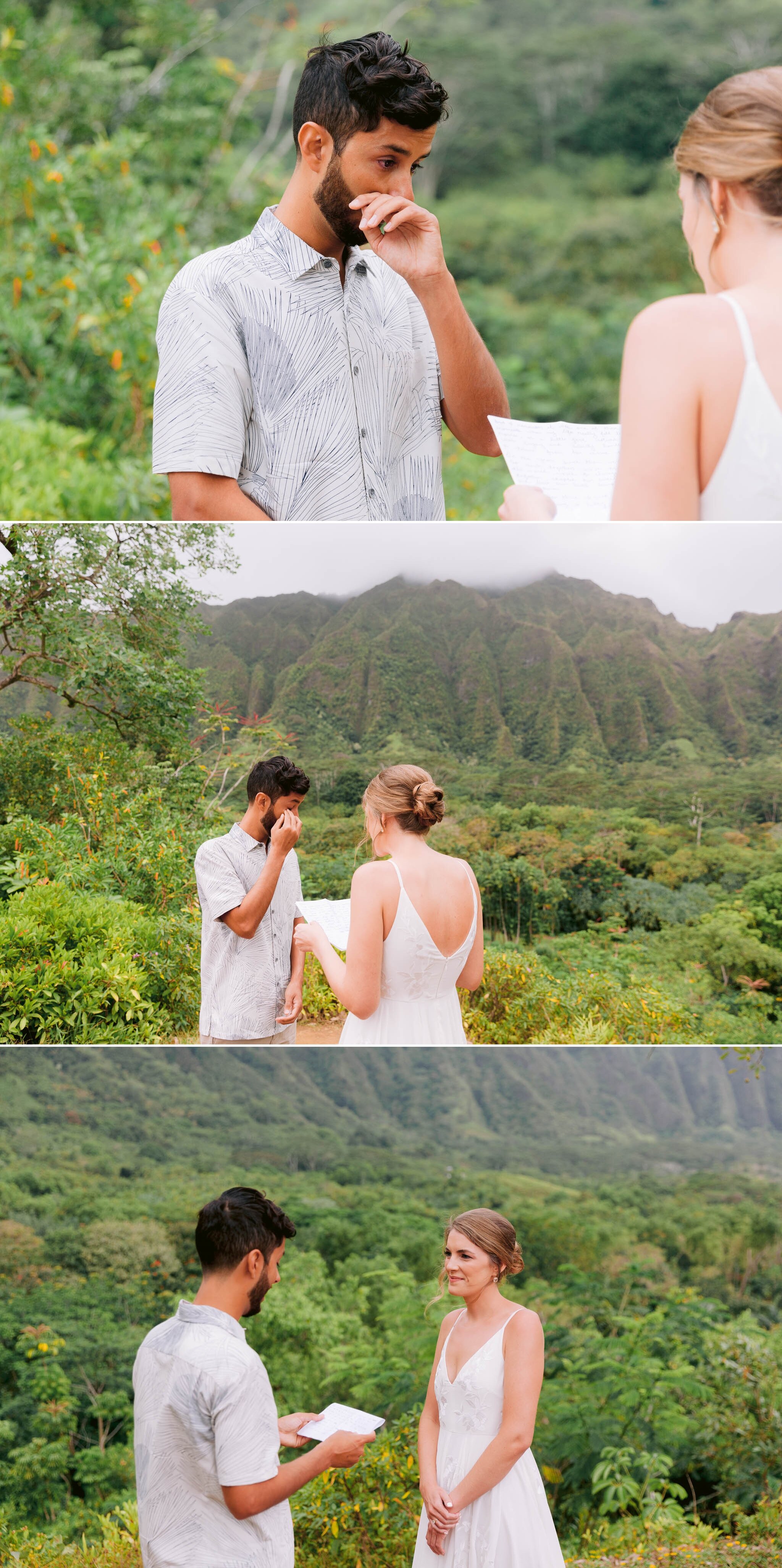 Elopement at Ho'omaluhia Botanical Garden - Oahu Engagement Photographer - Kualoa Ranch Wedding