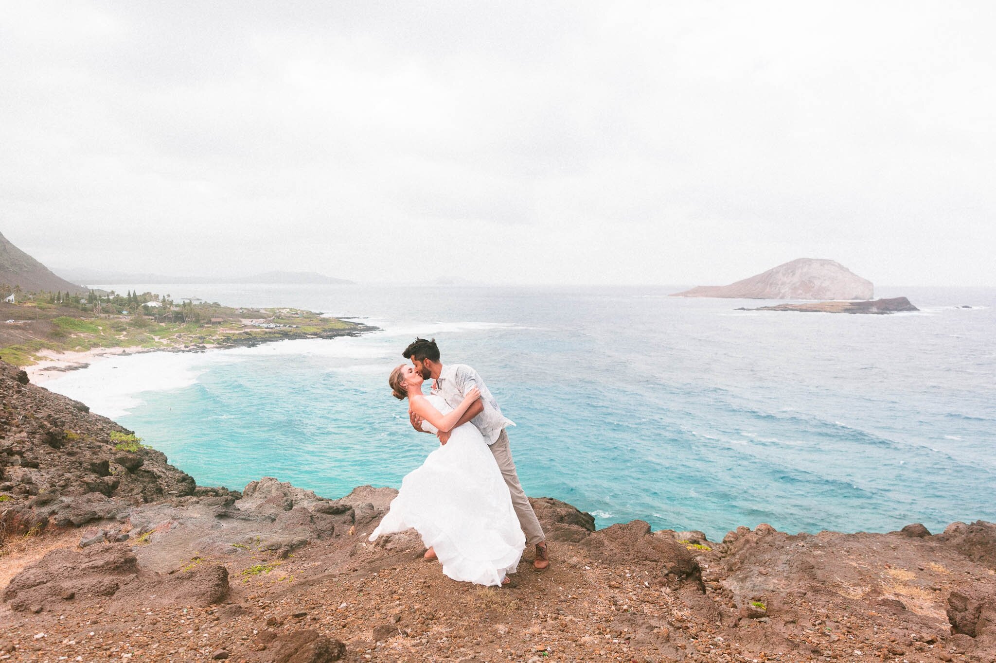 Elopement at Makapu’u Lookout - Oahu Engagement Photography