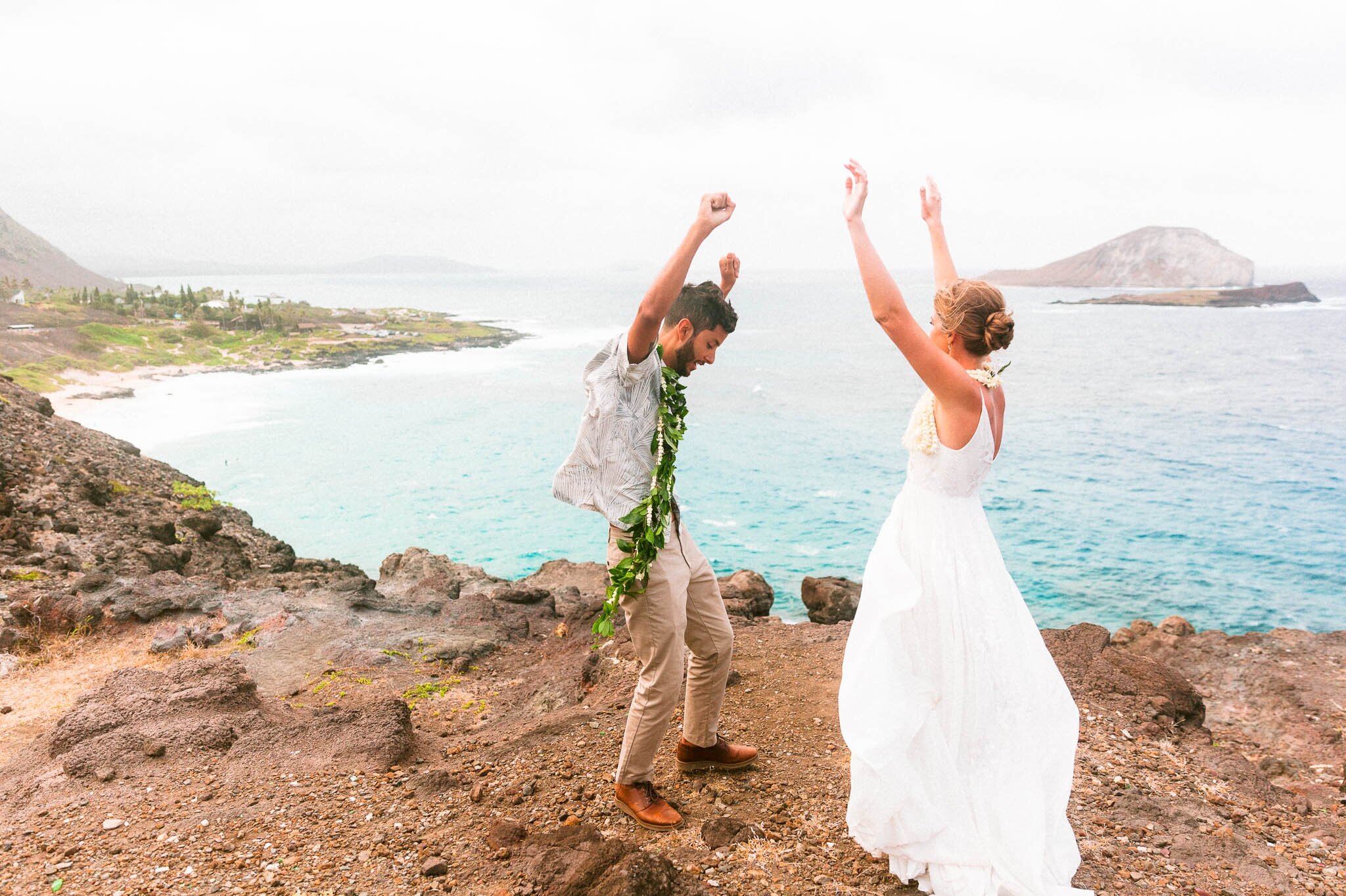 Elopement at Makapu’u Lookout - Oahu Engagement Photography