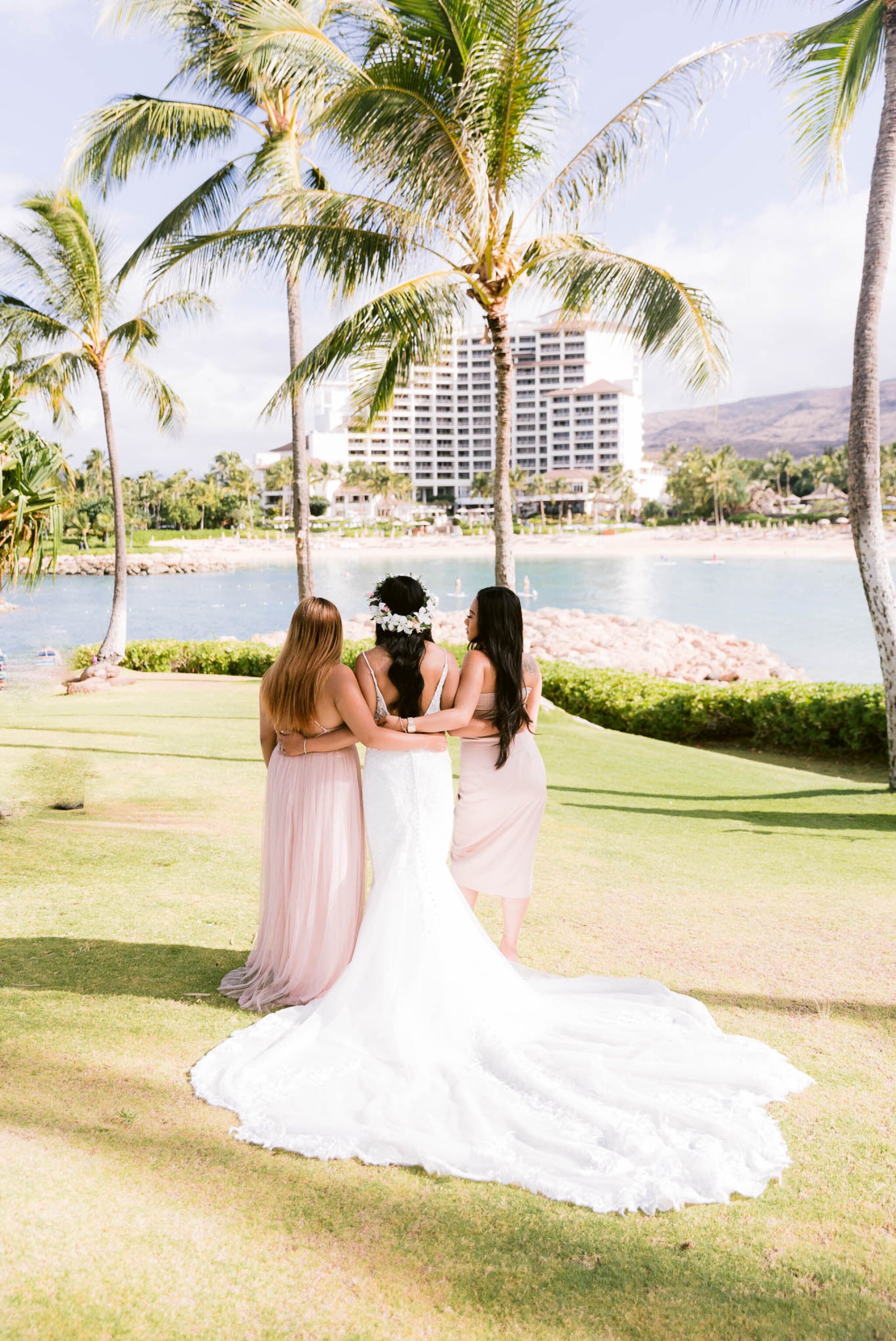 Intimate Wedding at Paradise Cove, Ko Olina - Oahu Hawaii Engagement Photographer