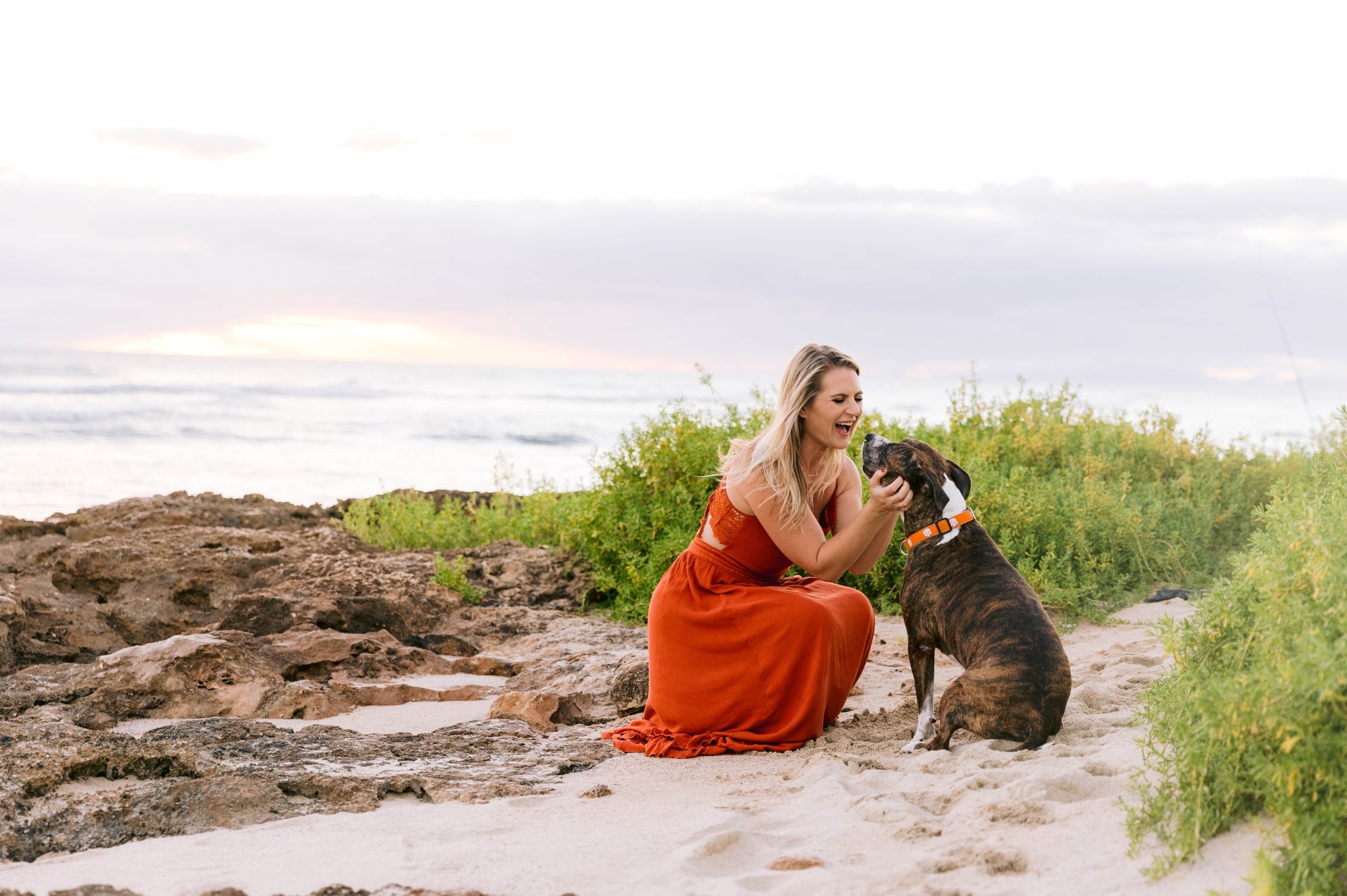 Sunset Family Photographer in Oahu Hawaii - Barbers Point Beach Park 
