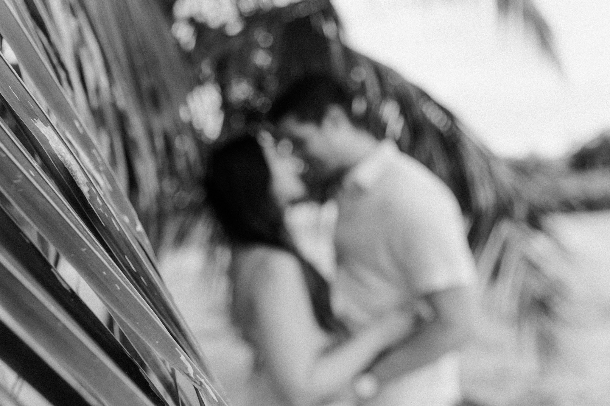 Sunset Proposal at Waialae Beach Park - Oahu Engagement Photographer 