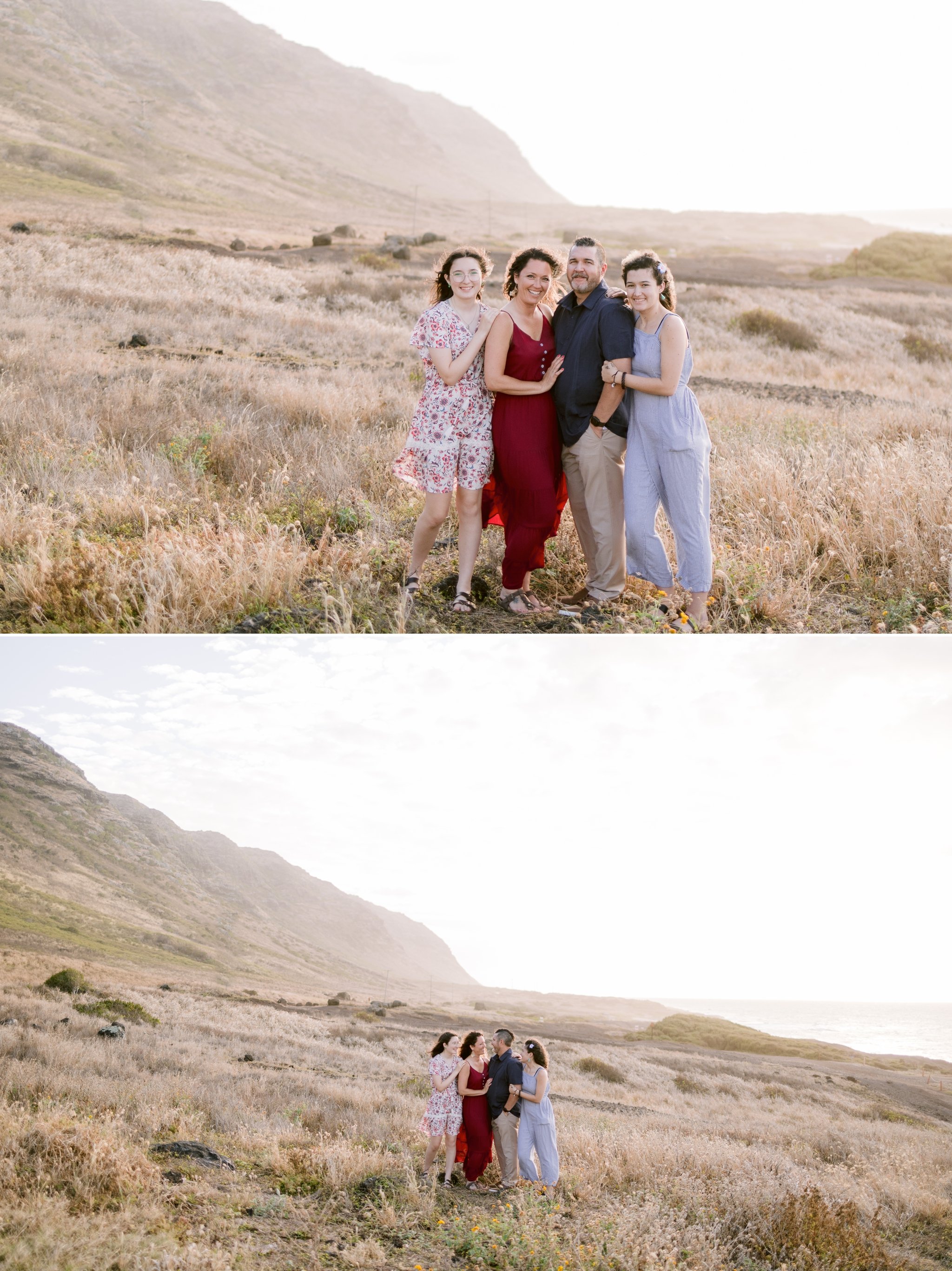 Sunset Family Photography Session on Oahu 