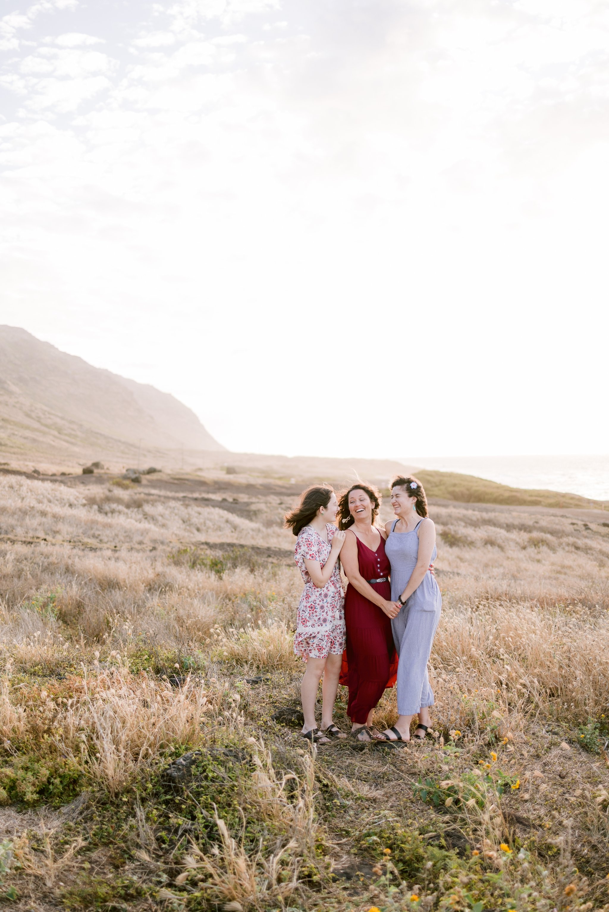 Sunset Family Photography Session on Oahu 