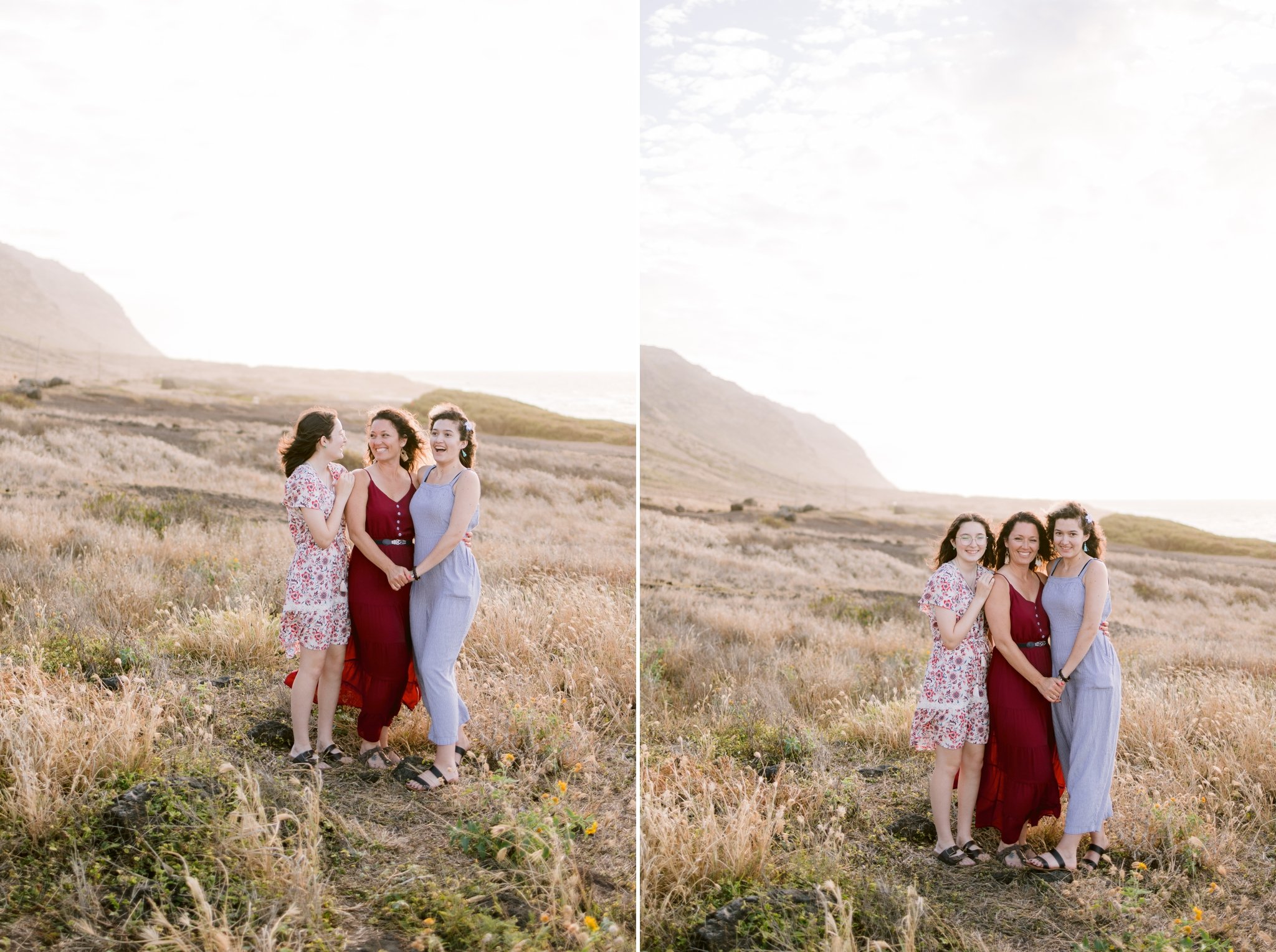 Sunset Family Photography Session on Oahu 