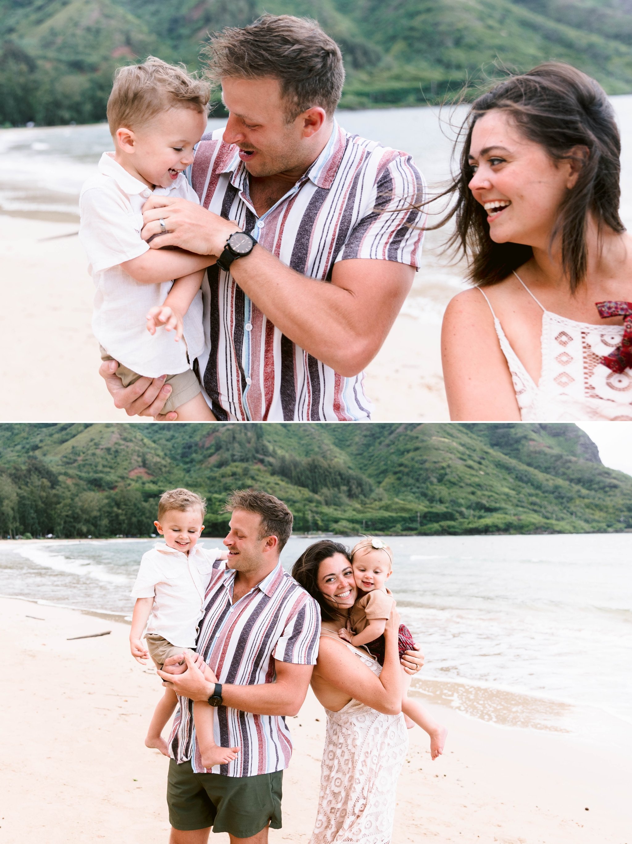 Lifestyle Family Photography at Kahana Bay - Oahu Photographer