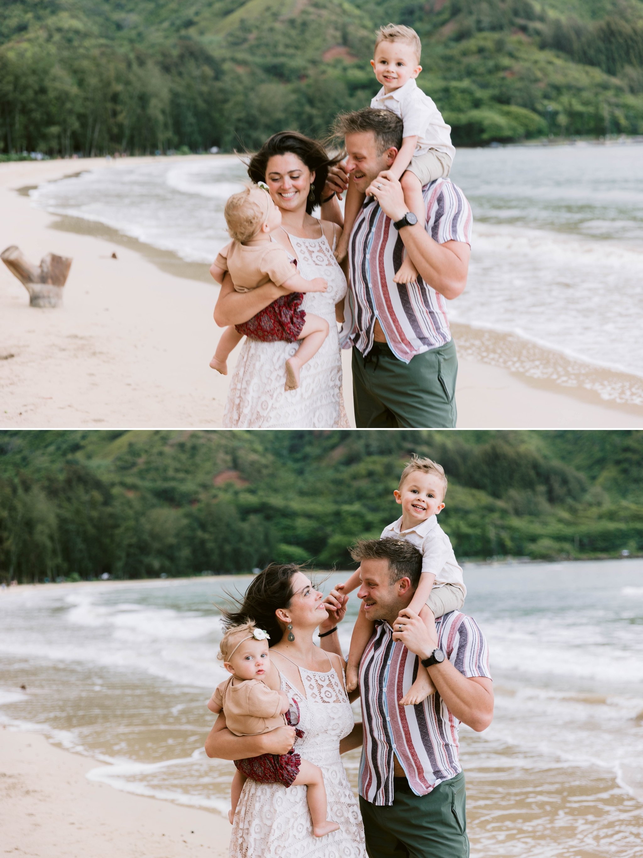 Lifestyle Family Photography at Kahana Bay - Oahu Photographer