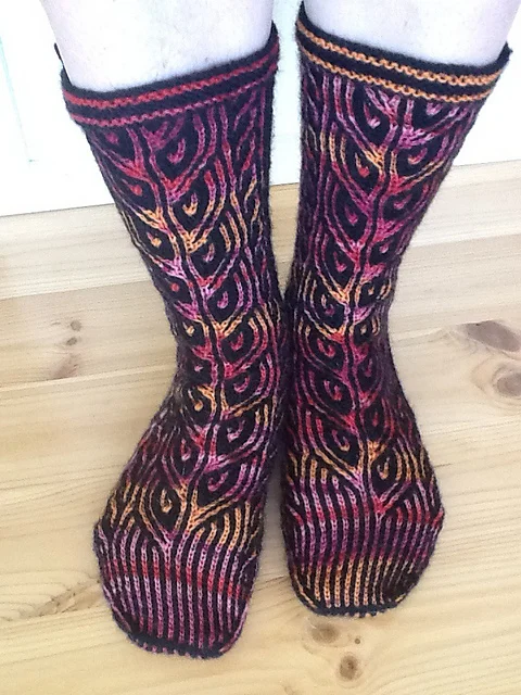 Far Into the Forest Socks KAL