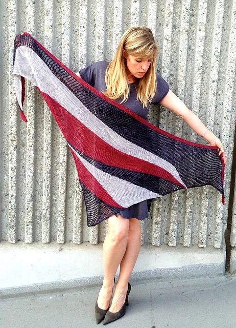 Tragedy & Comedy Shawl 